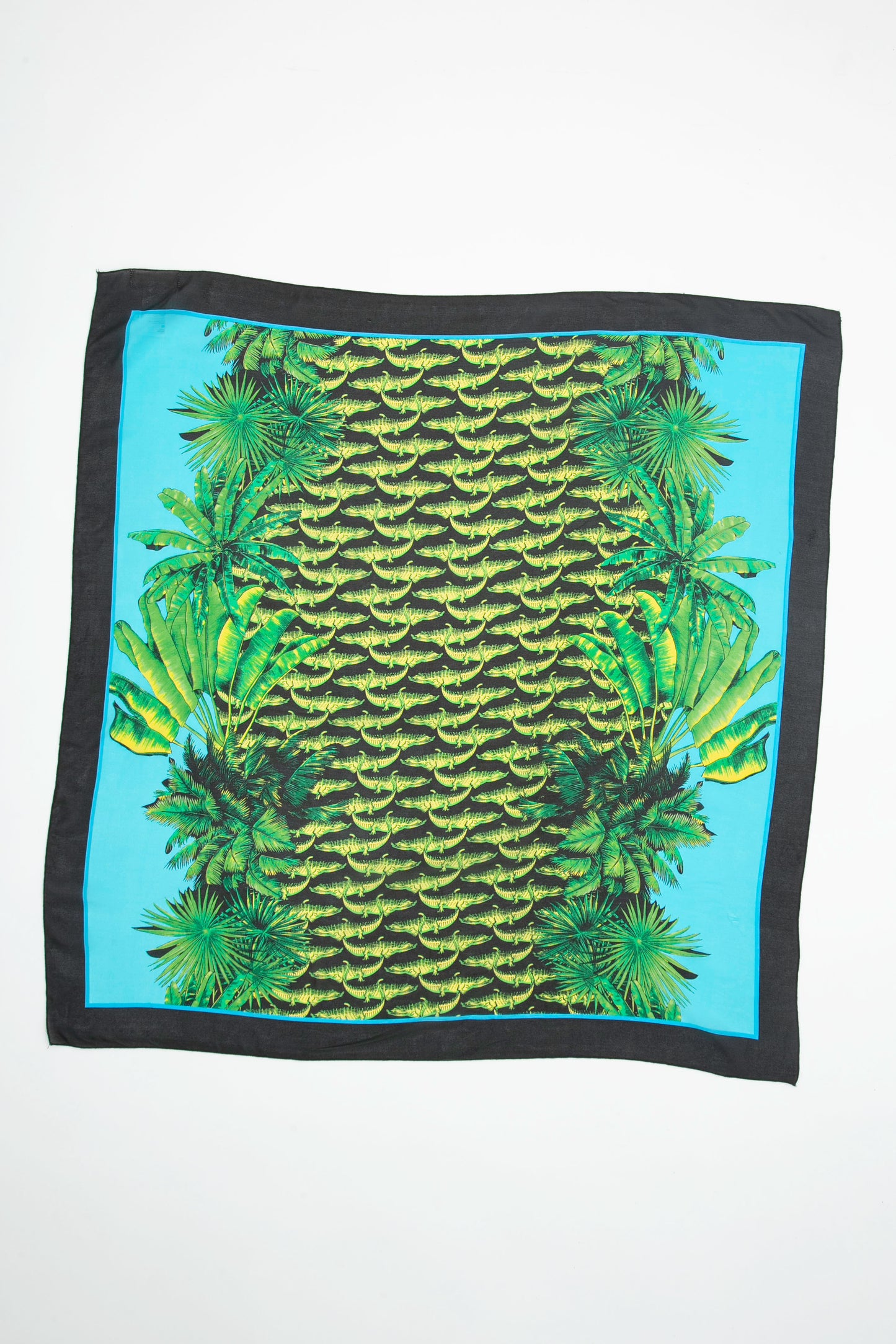 Crocodiles Versace Silk Scarf