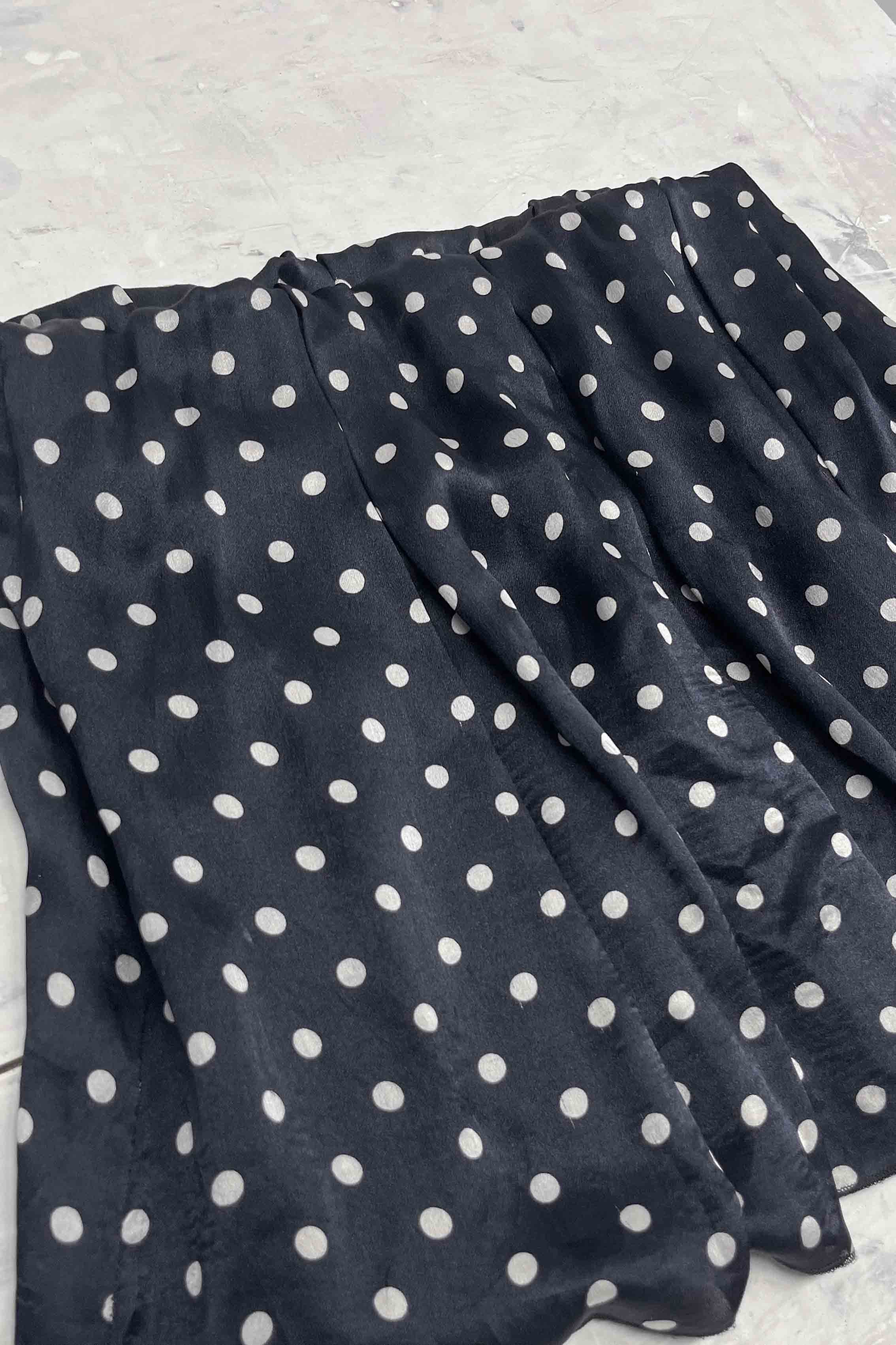 SILK POLKADOT SKIRT