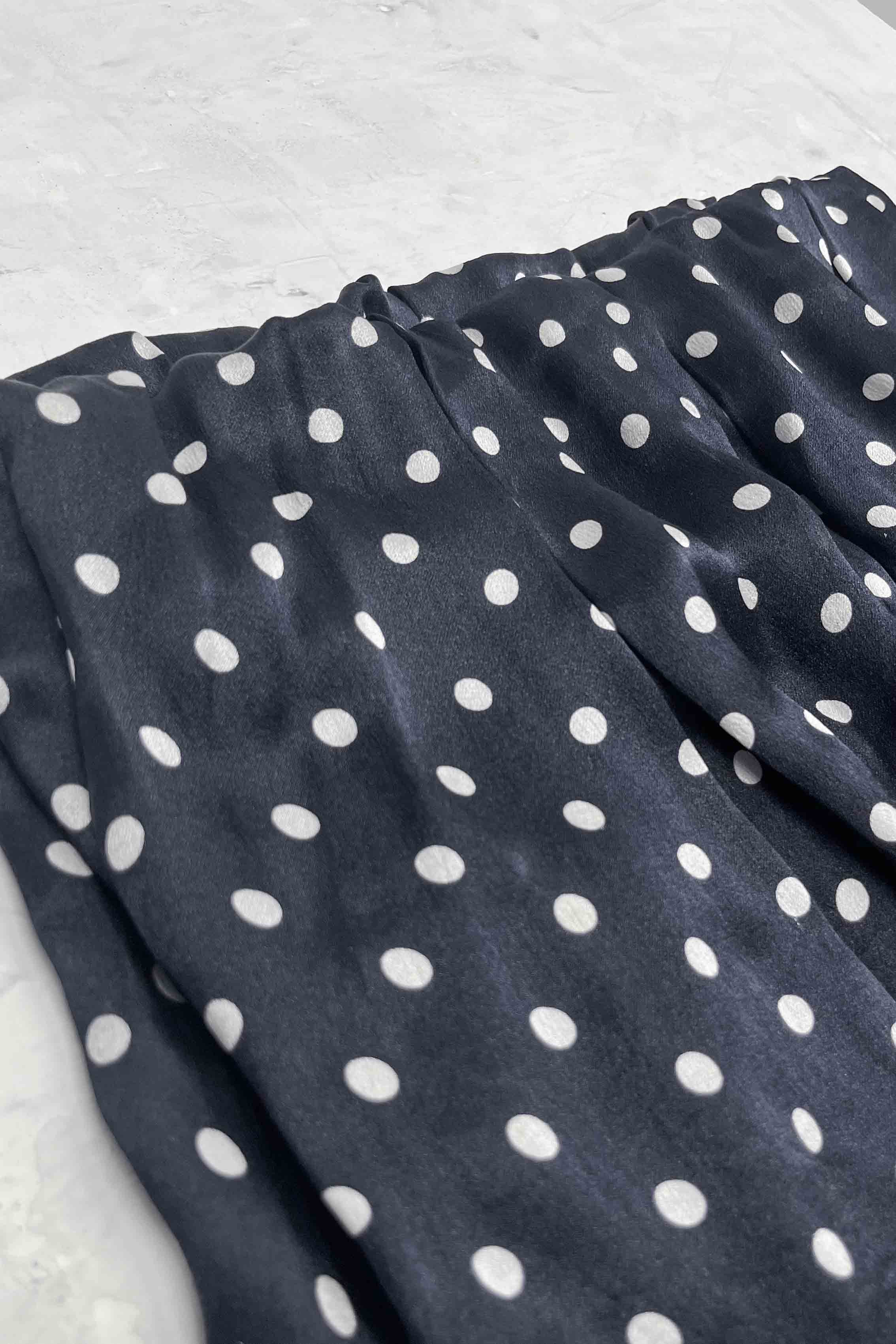 SILK POLKADOT SKIRT
