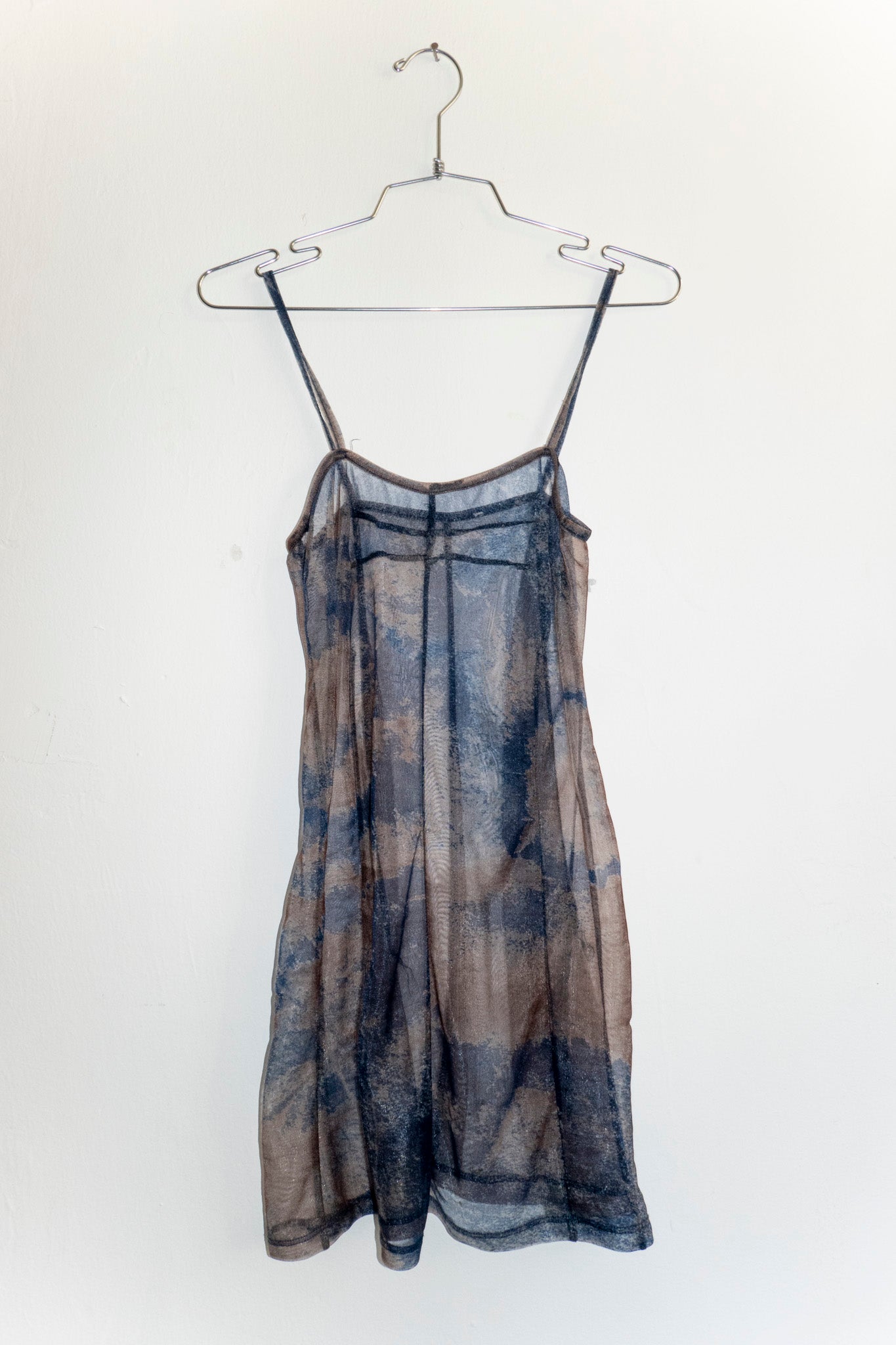 Blue Rust Mesh Dress