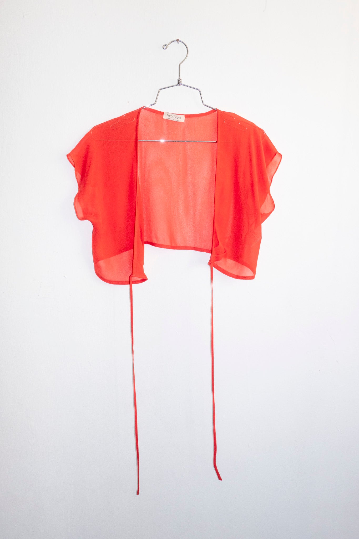 Peach Soft Wrap Top