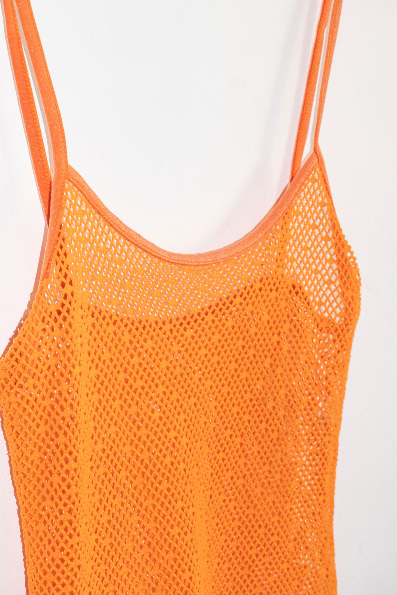 Orange Net Dress