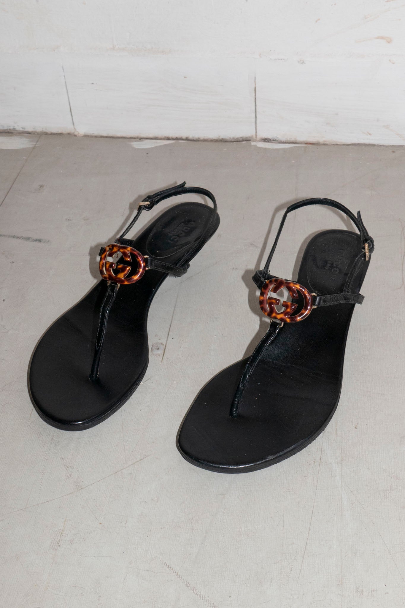 Gucci Leather Sandals