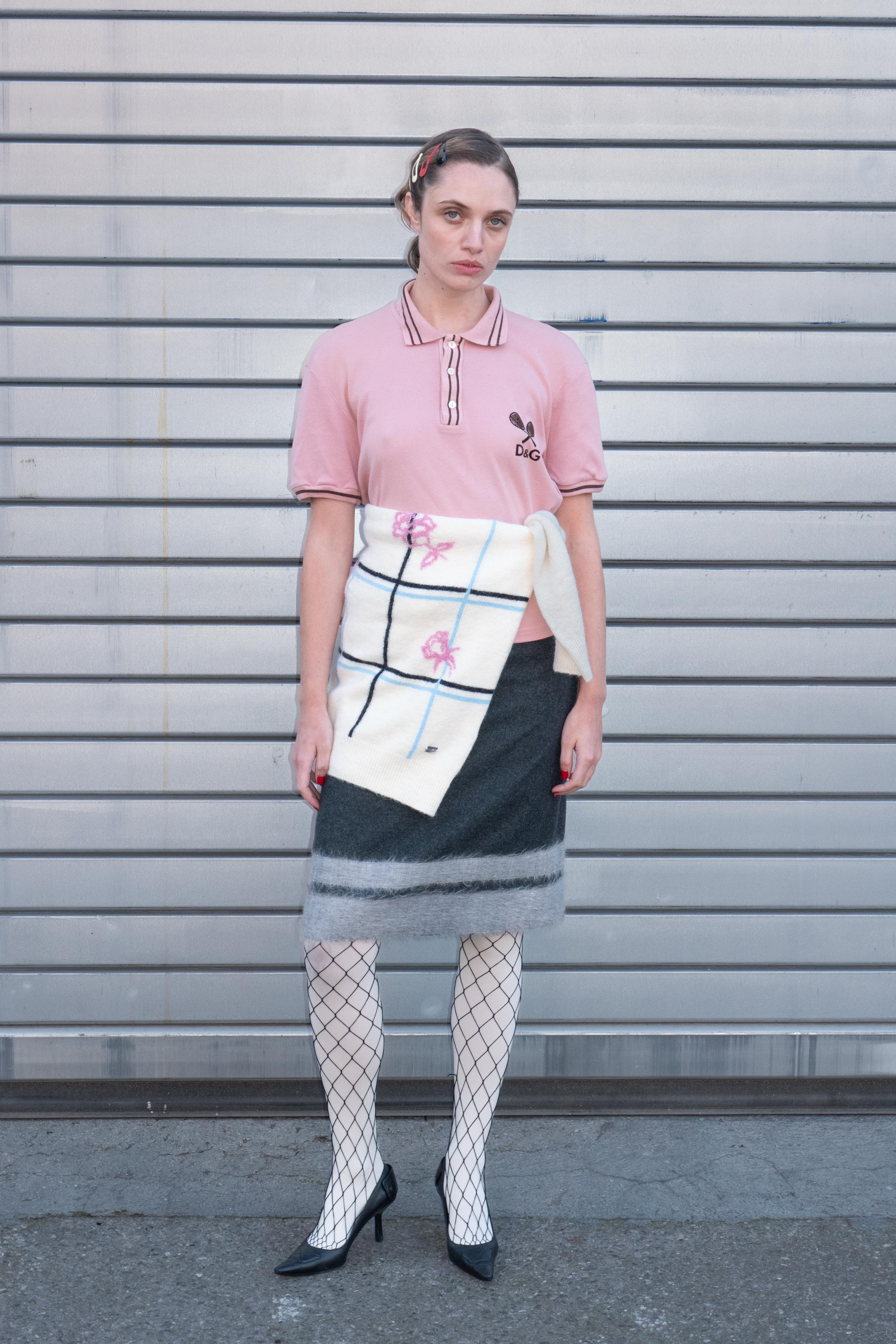 PINK TENNIS POLO