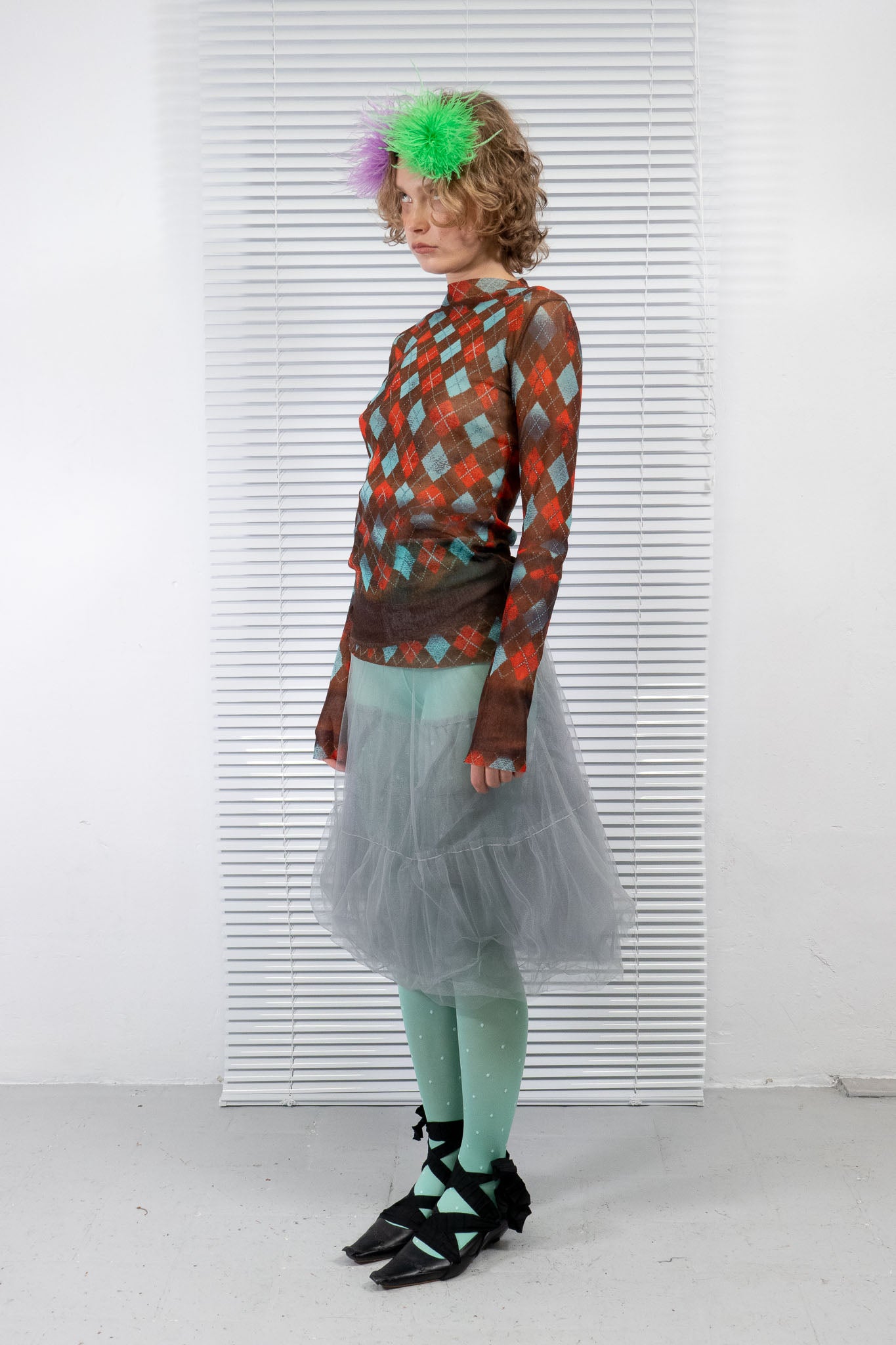 JEAN PAUL GUALTIER 90'S ARGLYE TOP