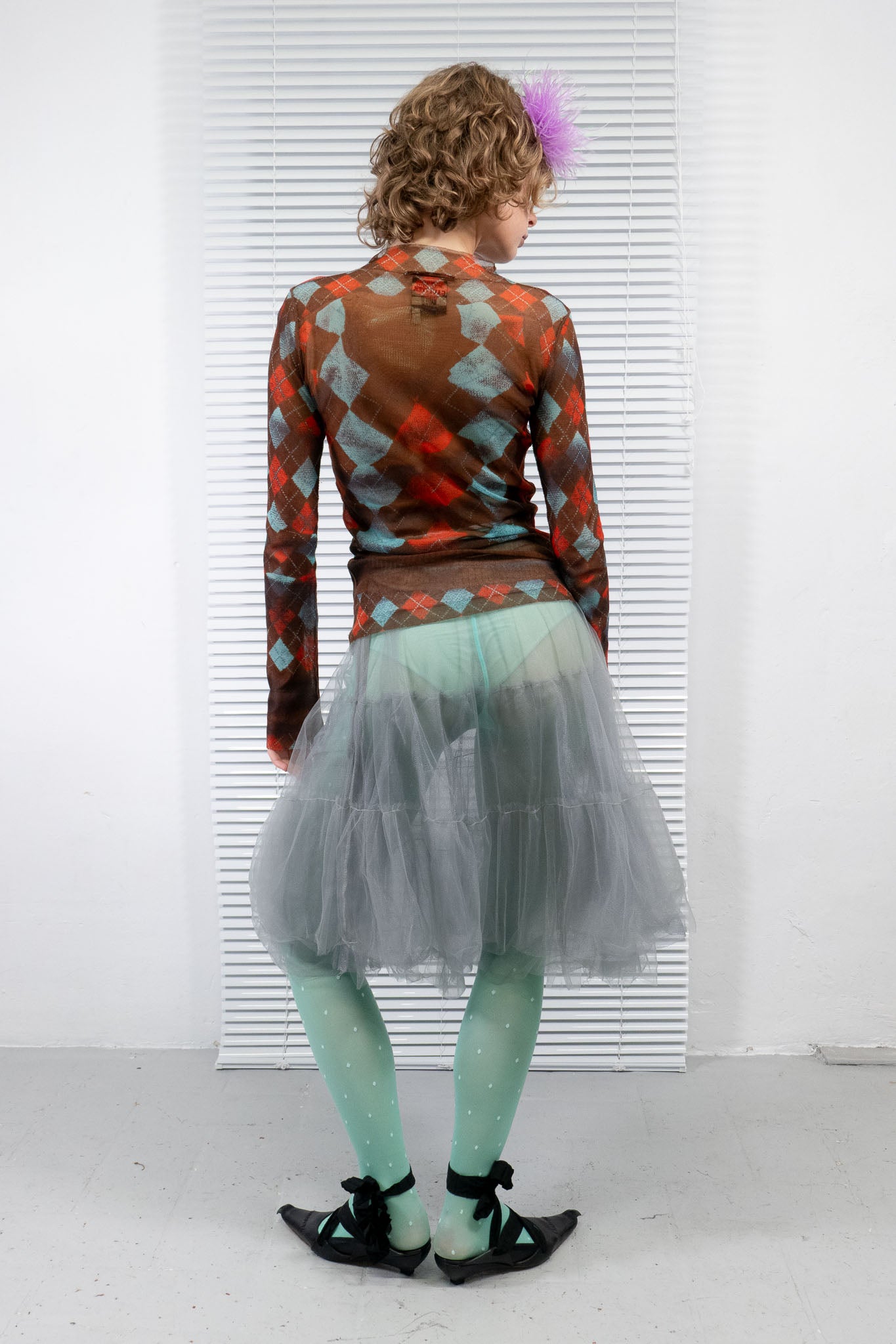 JEAN PAUL GUALTIER 90'S ARGLYE TOP