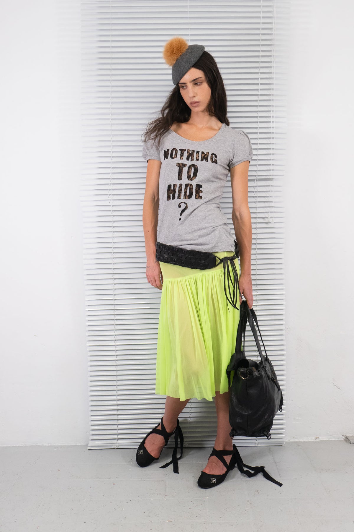 NEON MESH TULLE SKIRT