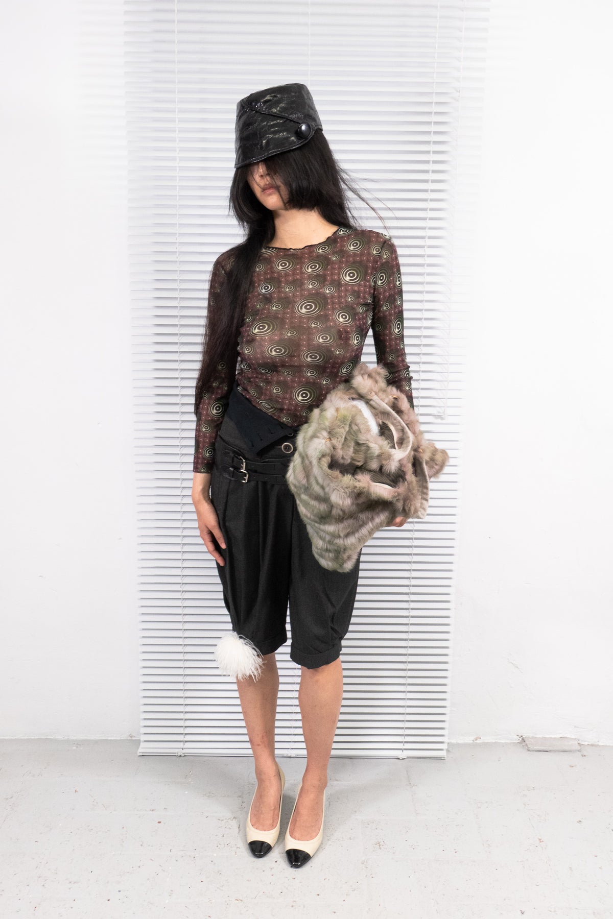 JEAN PAUL GAULTIER FW 1996 PSYCHEDELIC PRINT TOP