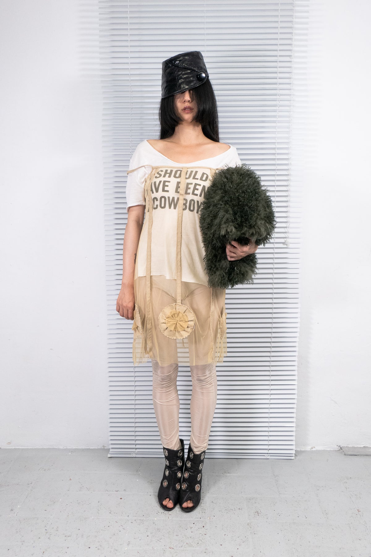 PINKO SHEER LAYERED SLIP DRESS