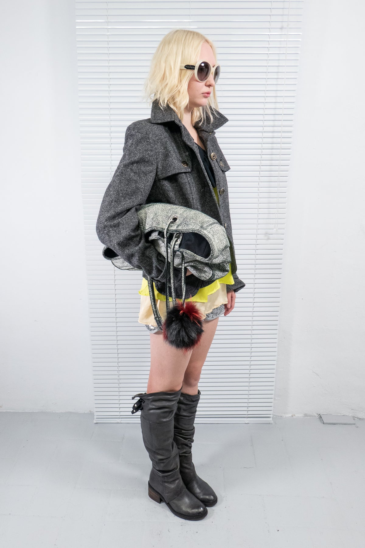 BLACK ULTRA SOFT LEATHER KNEE-HIGH BOOTS