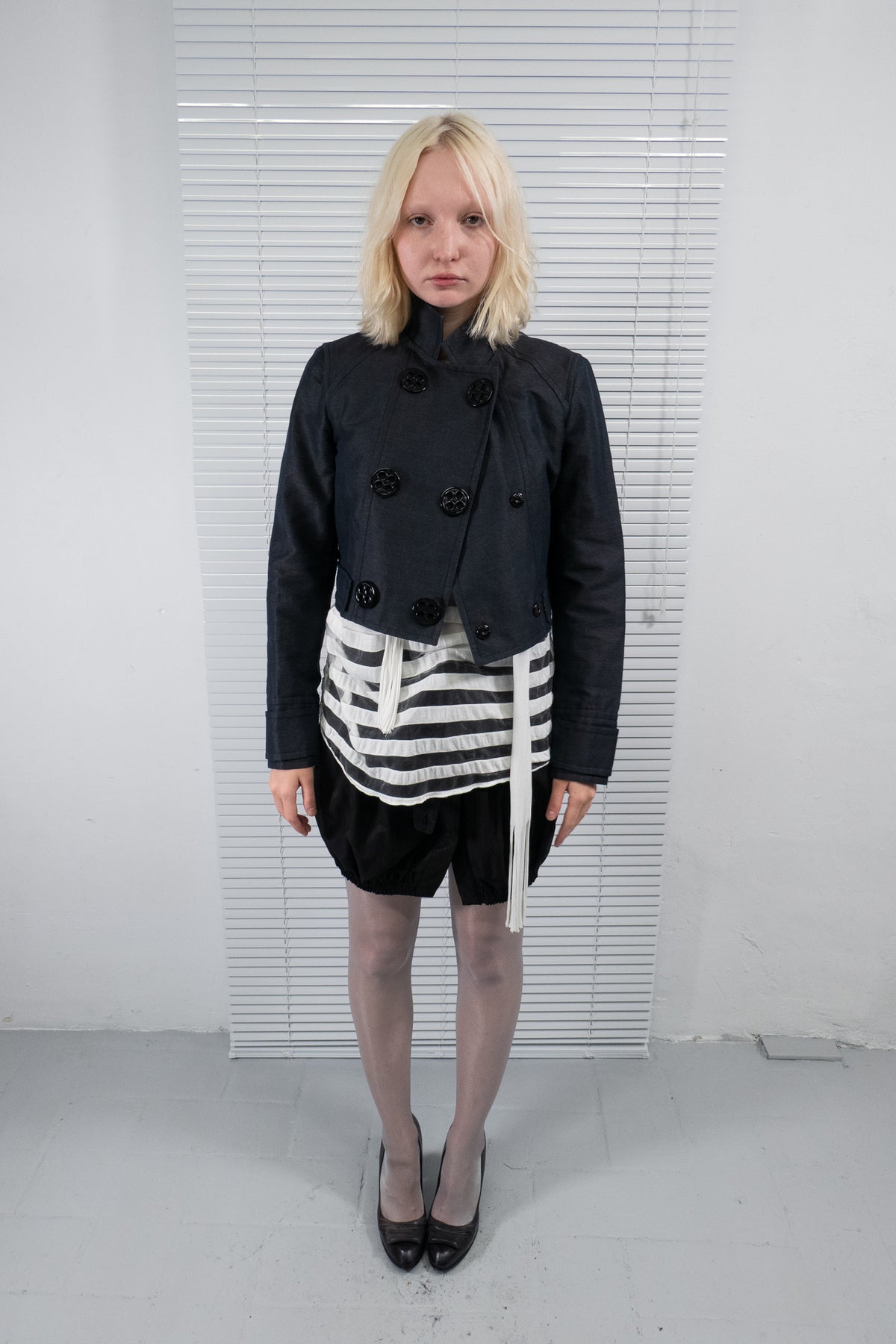 ICEBERG DOUBLE-BREASTED CROPPED JACKET