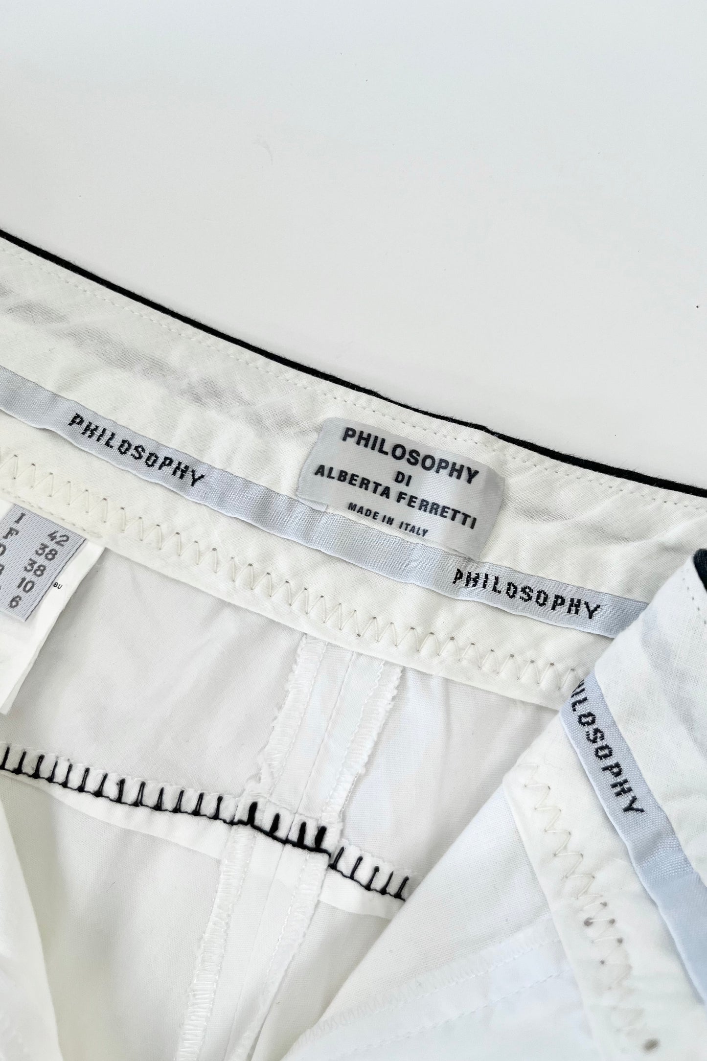 Philosophy White Pants