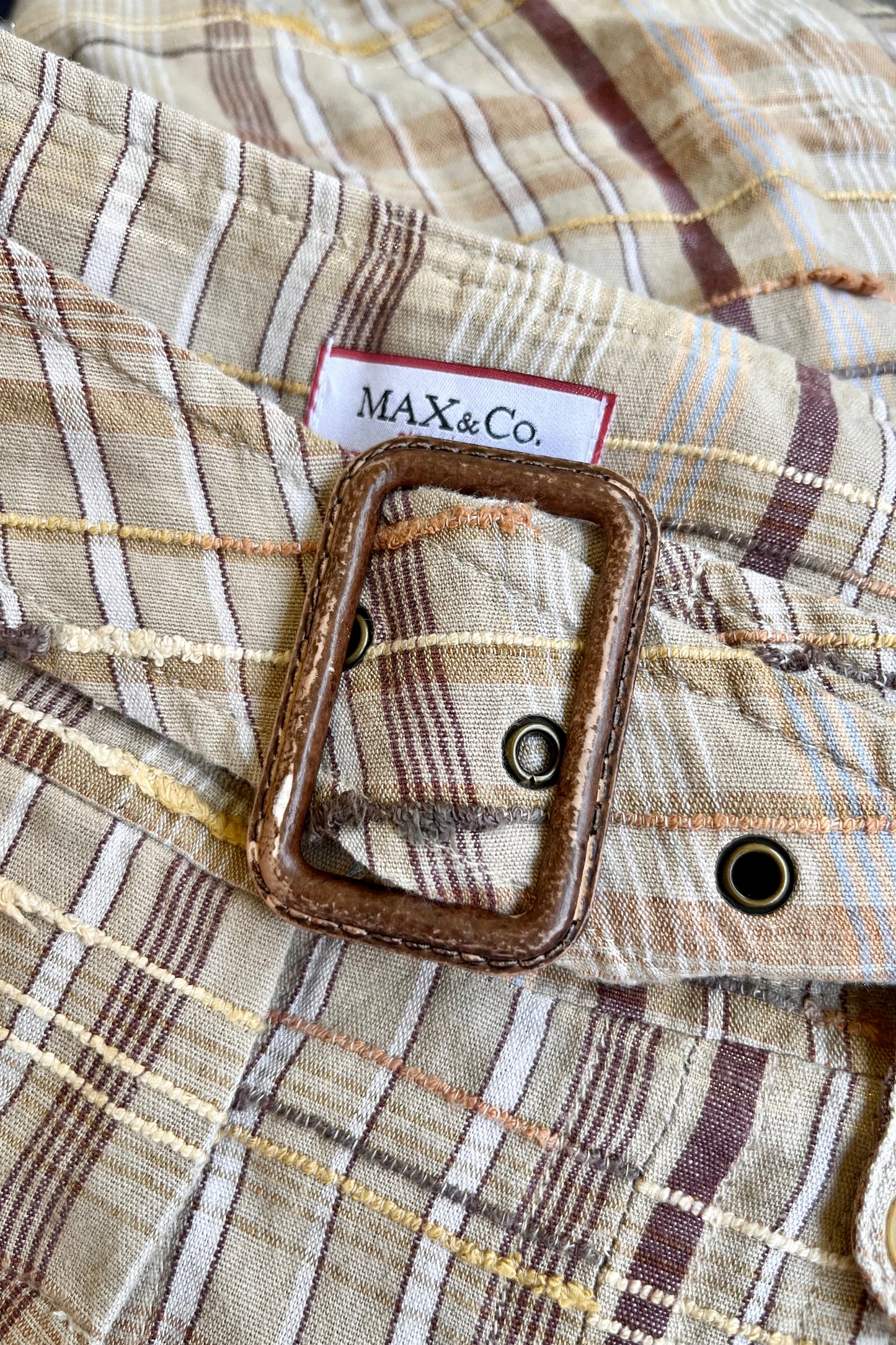 Max Mara Plaid Skirt