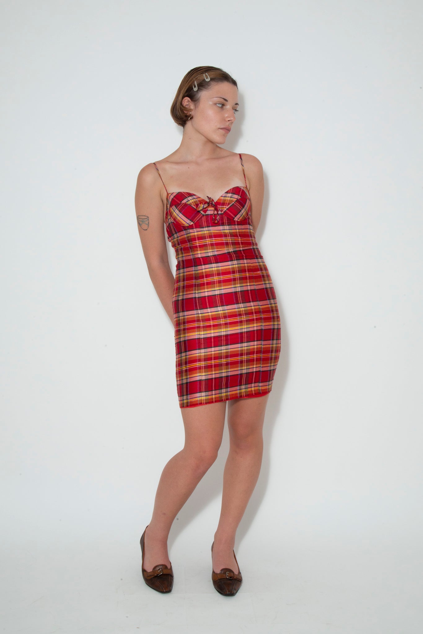 Luisa Via Roma Plaid Dress
