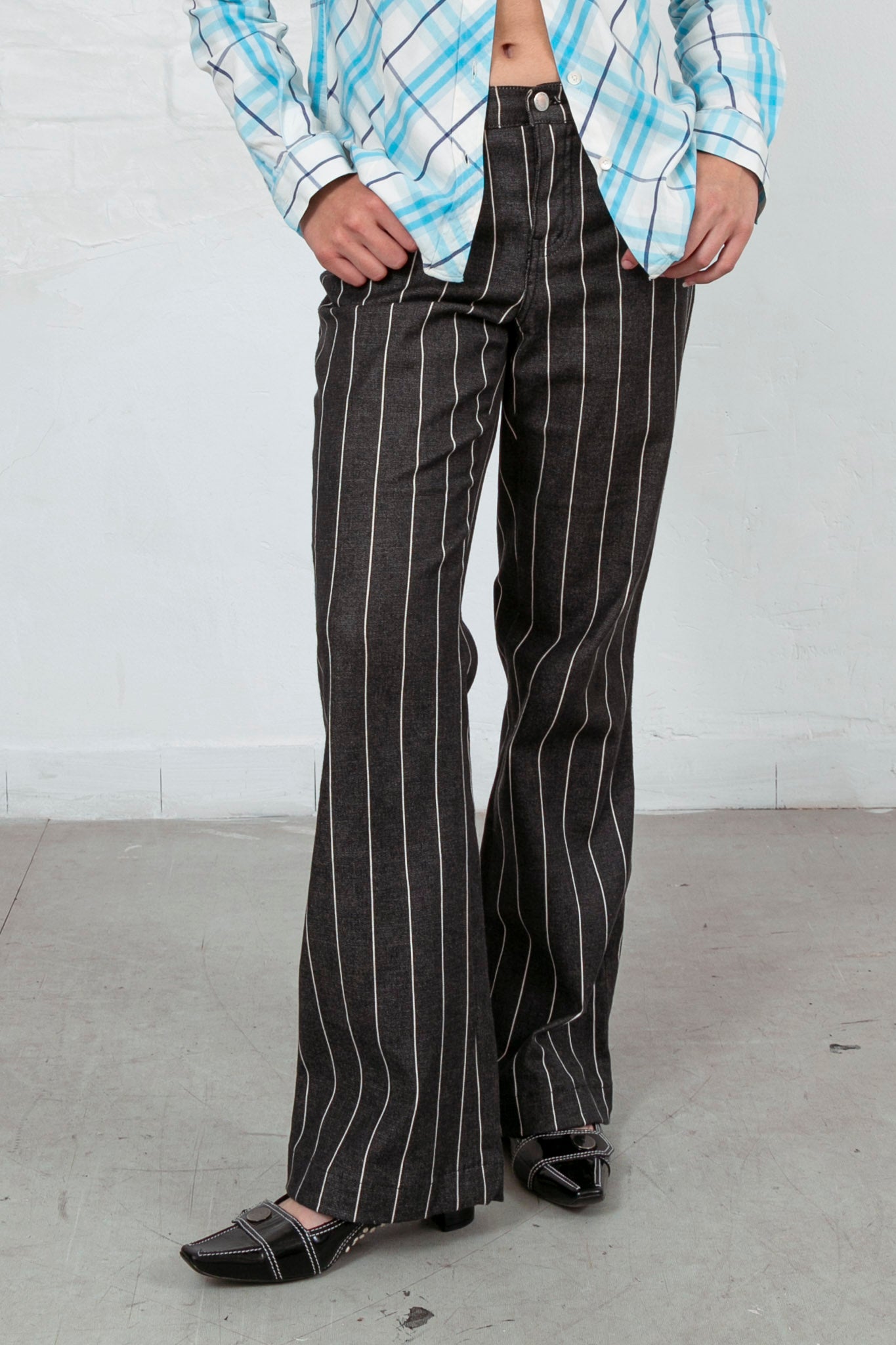 Moschino Striped Denim