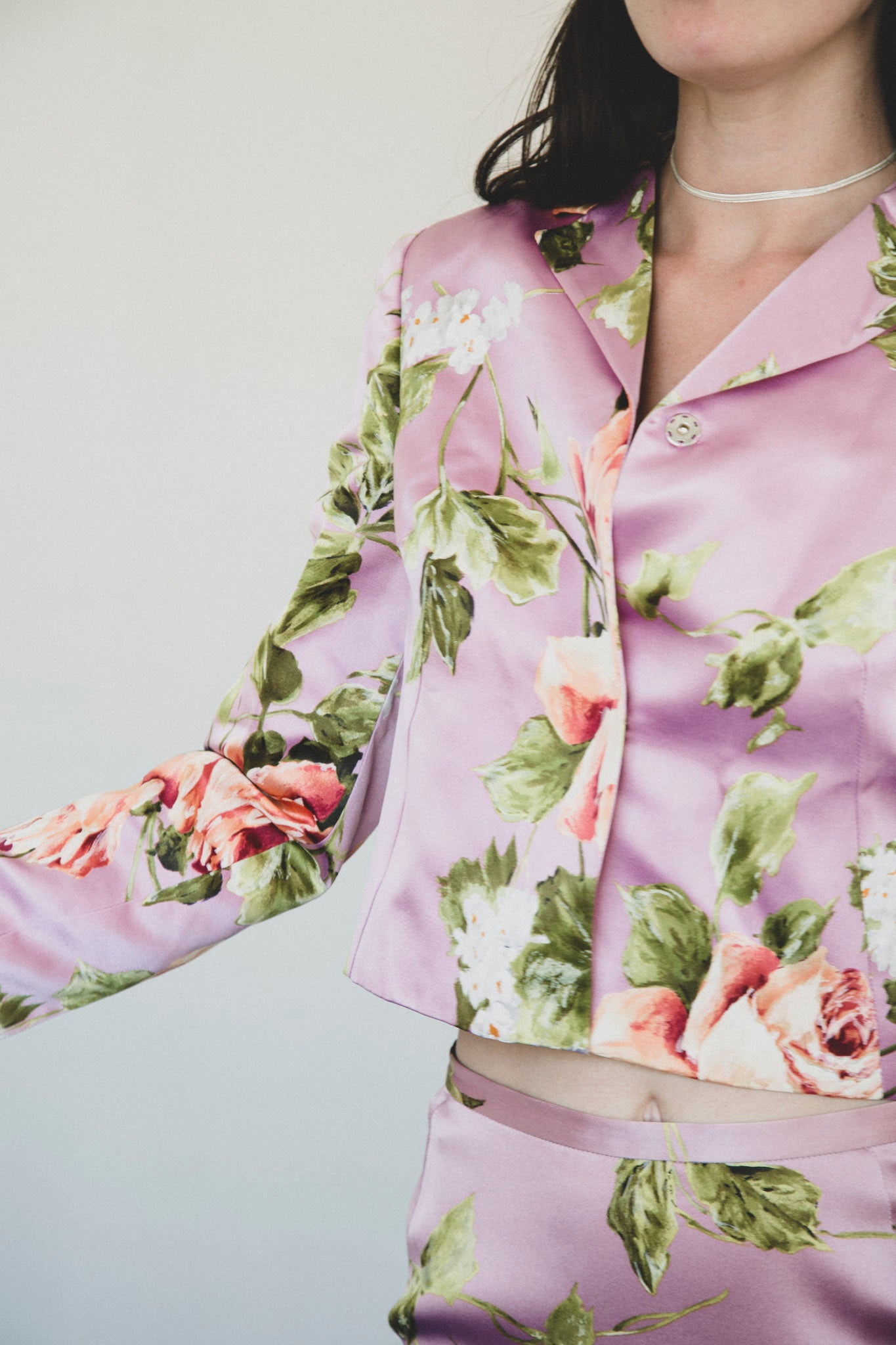 Dolce & Gabbana Floral Silk Skirt Set
