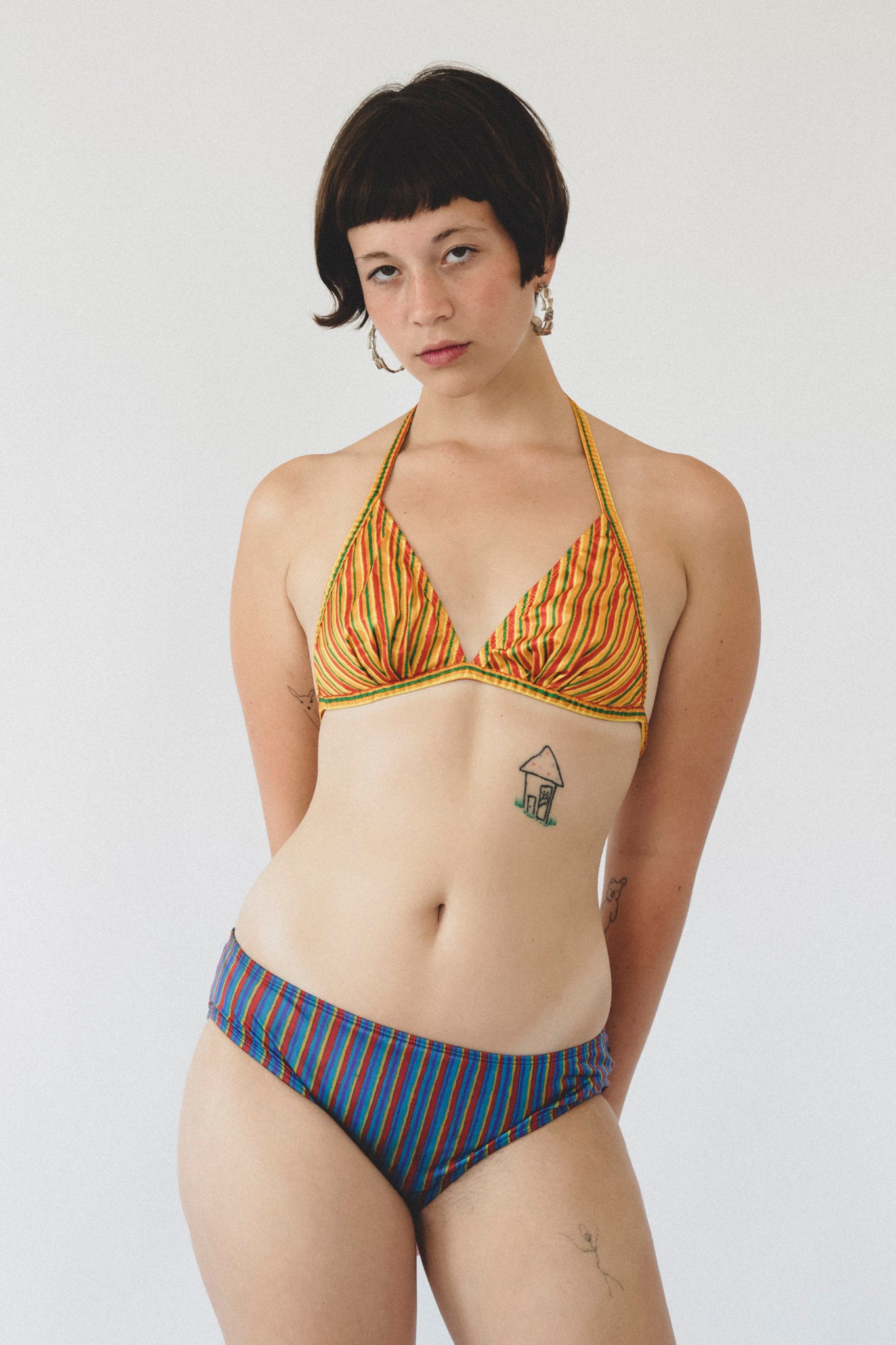 Dead stock Colorful Striped Bikini Underwear