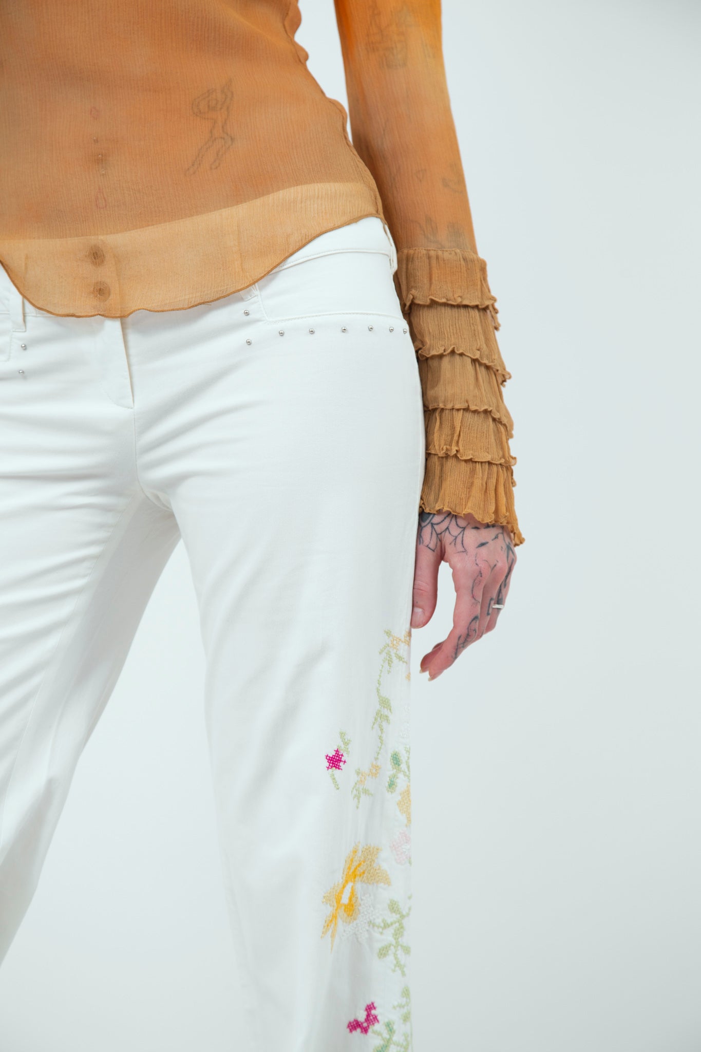 Versace Floral Pants