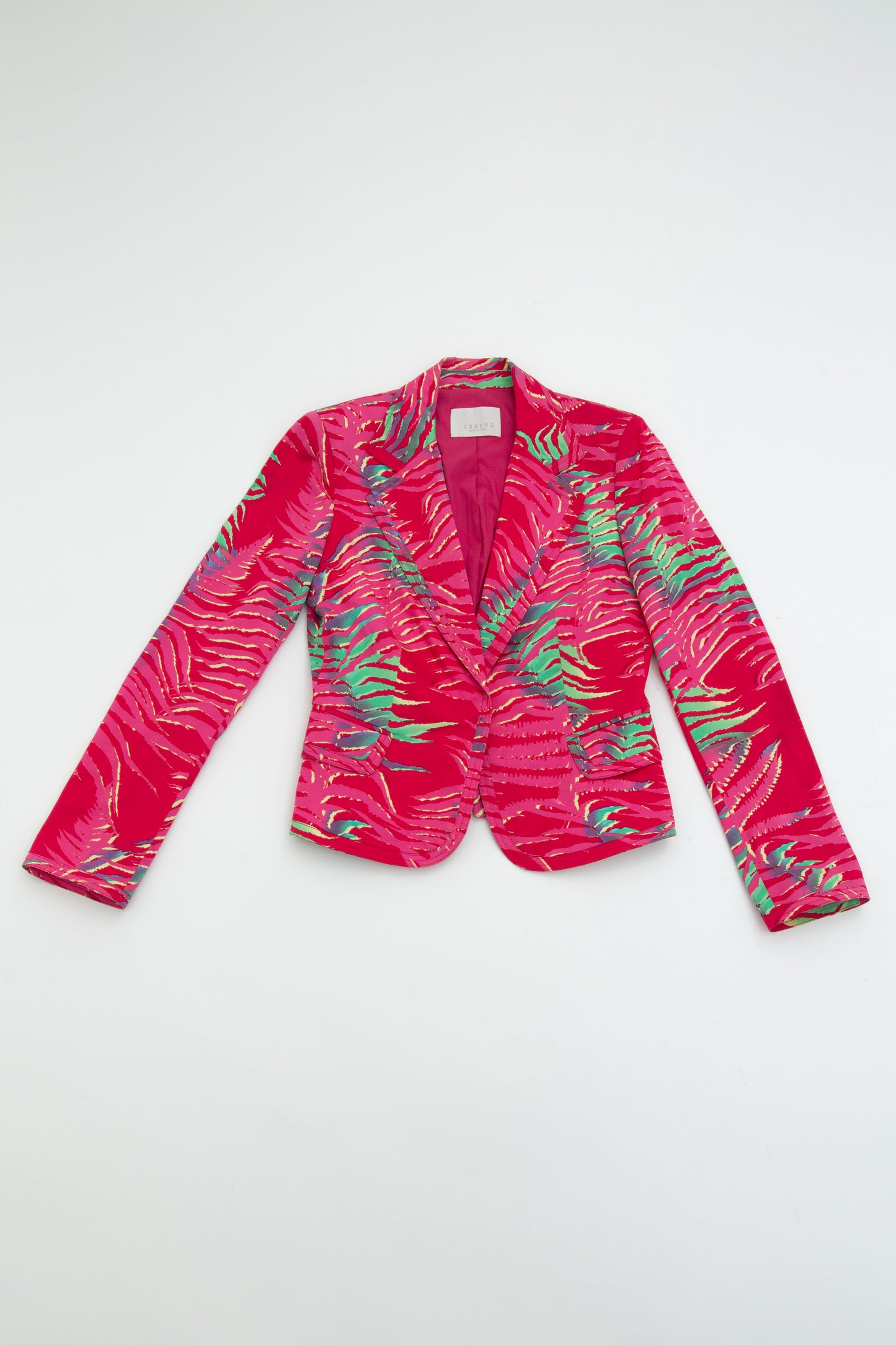 Iceberg Tropical Zebra Blazer