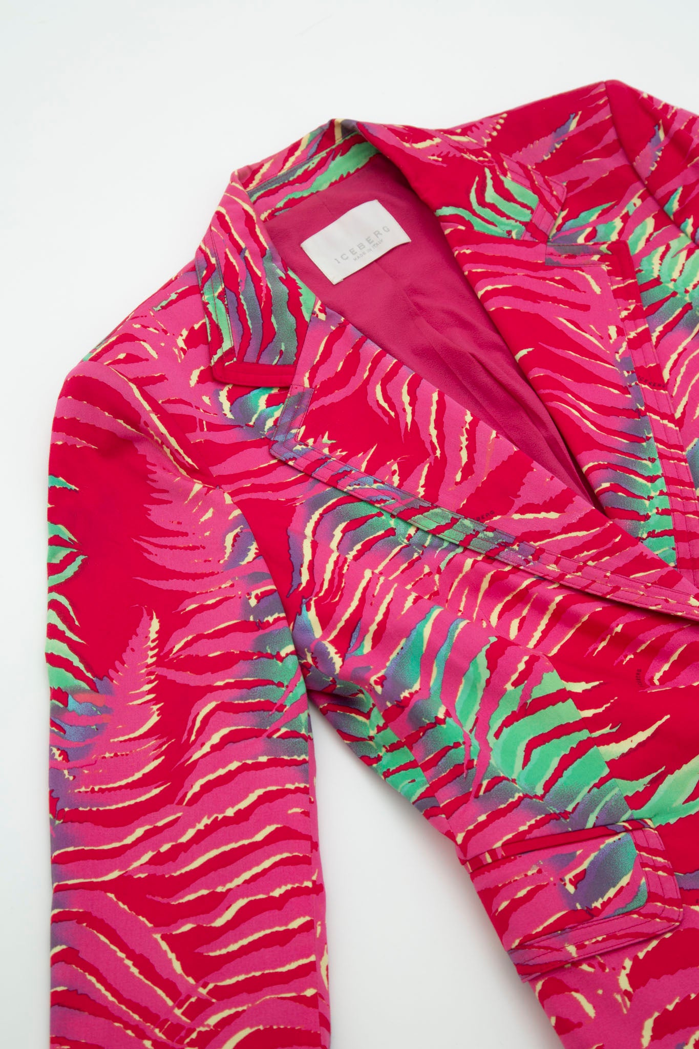 Iceberg Tropical Zebra Blazer