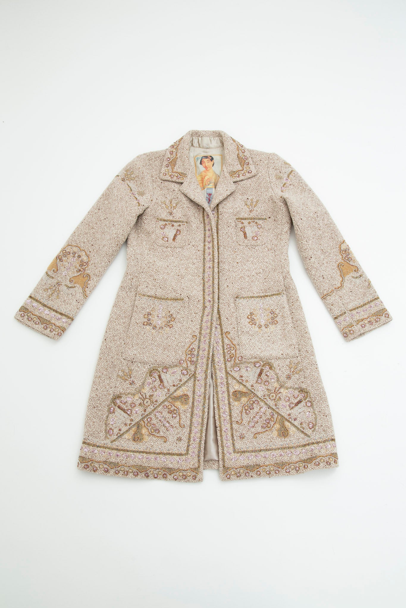 Biya Boho Beaded Coat