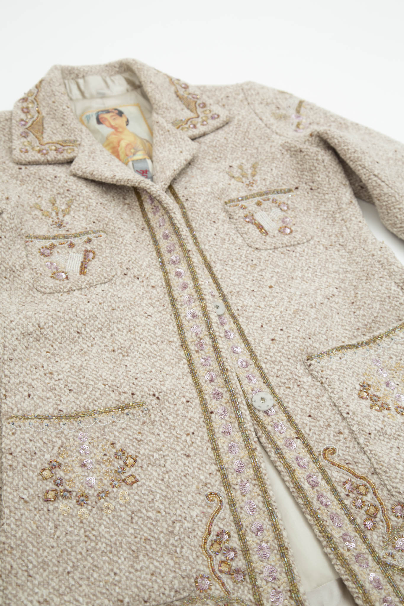 Biya Boho Beaded Coat