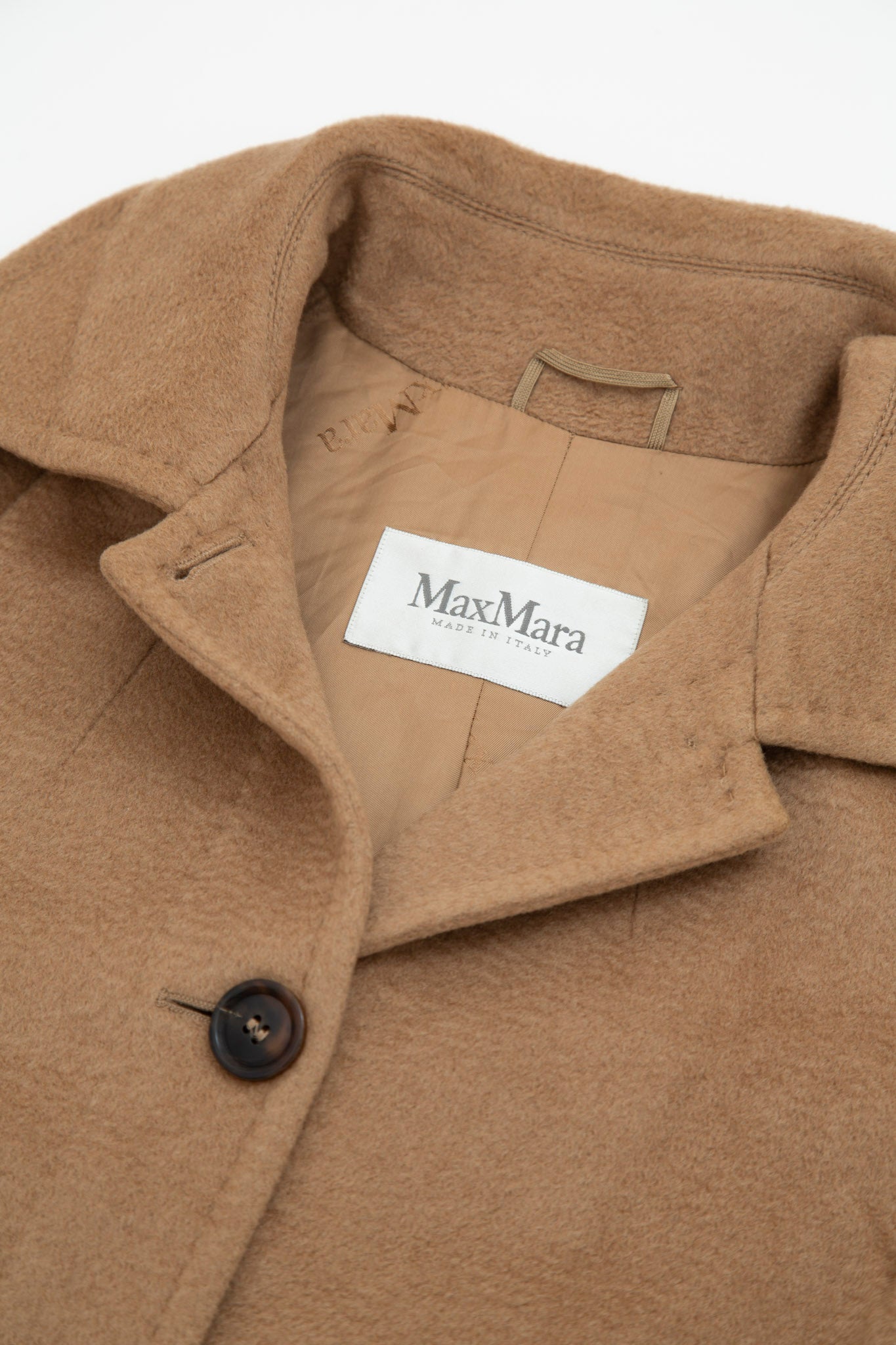 Max Mara Camel Wool Coat