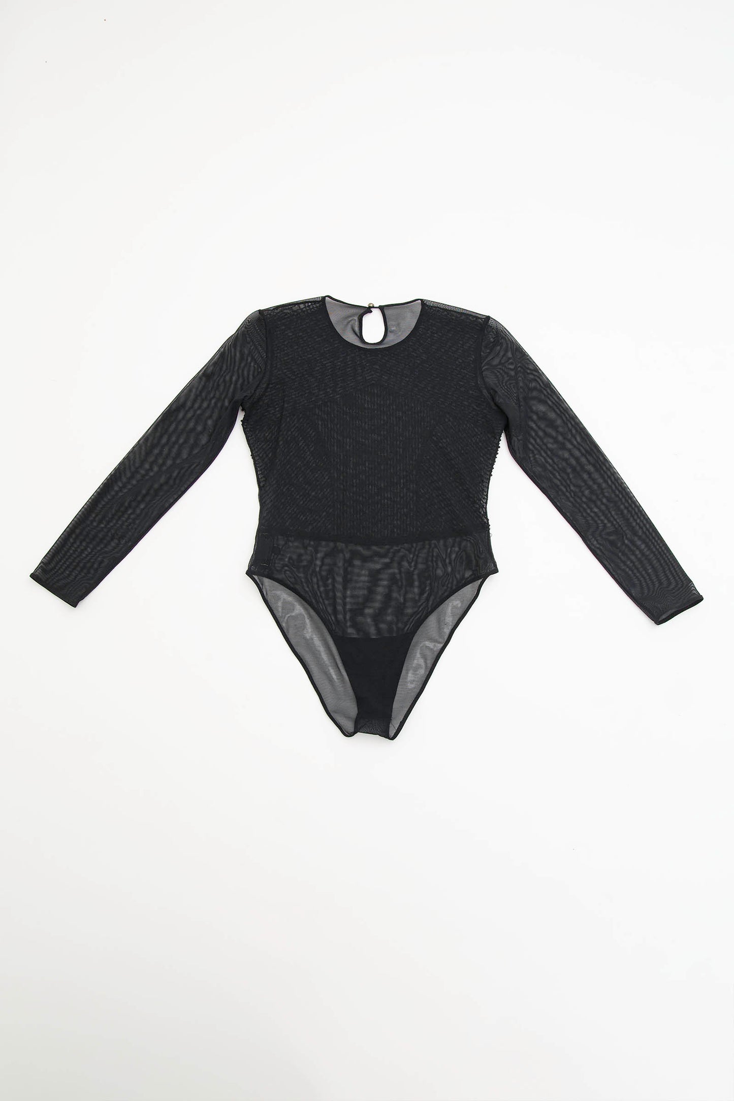Escada Beadead Mesh Bodysuit