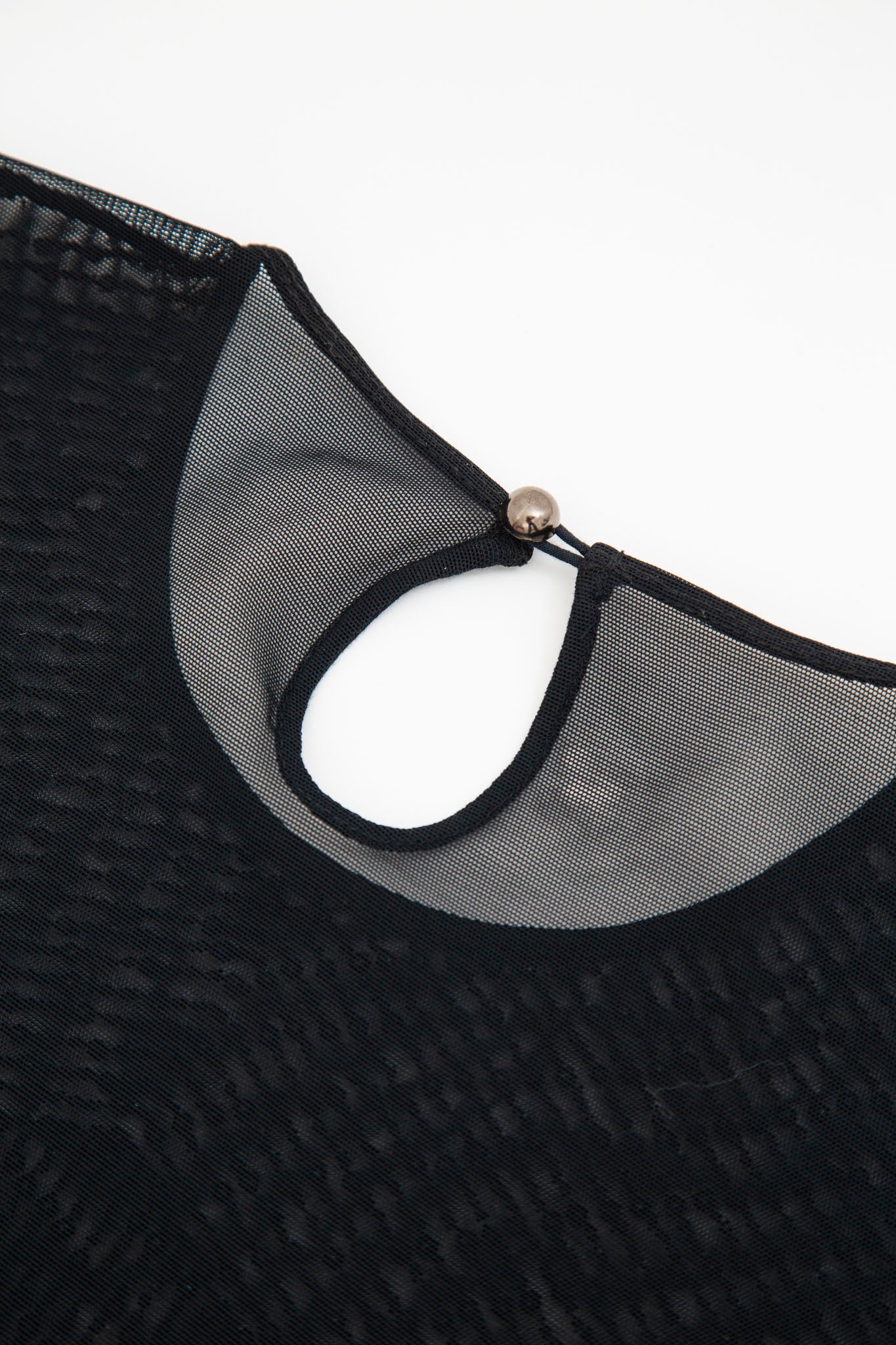 Escada Beadead Mesh Bodysuit