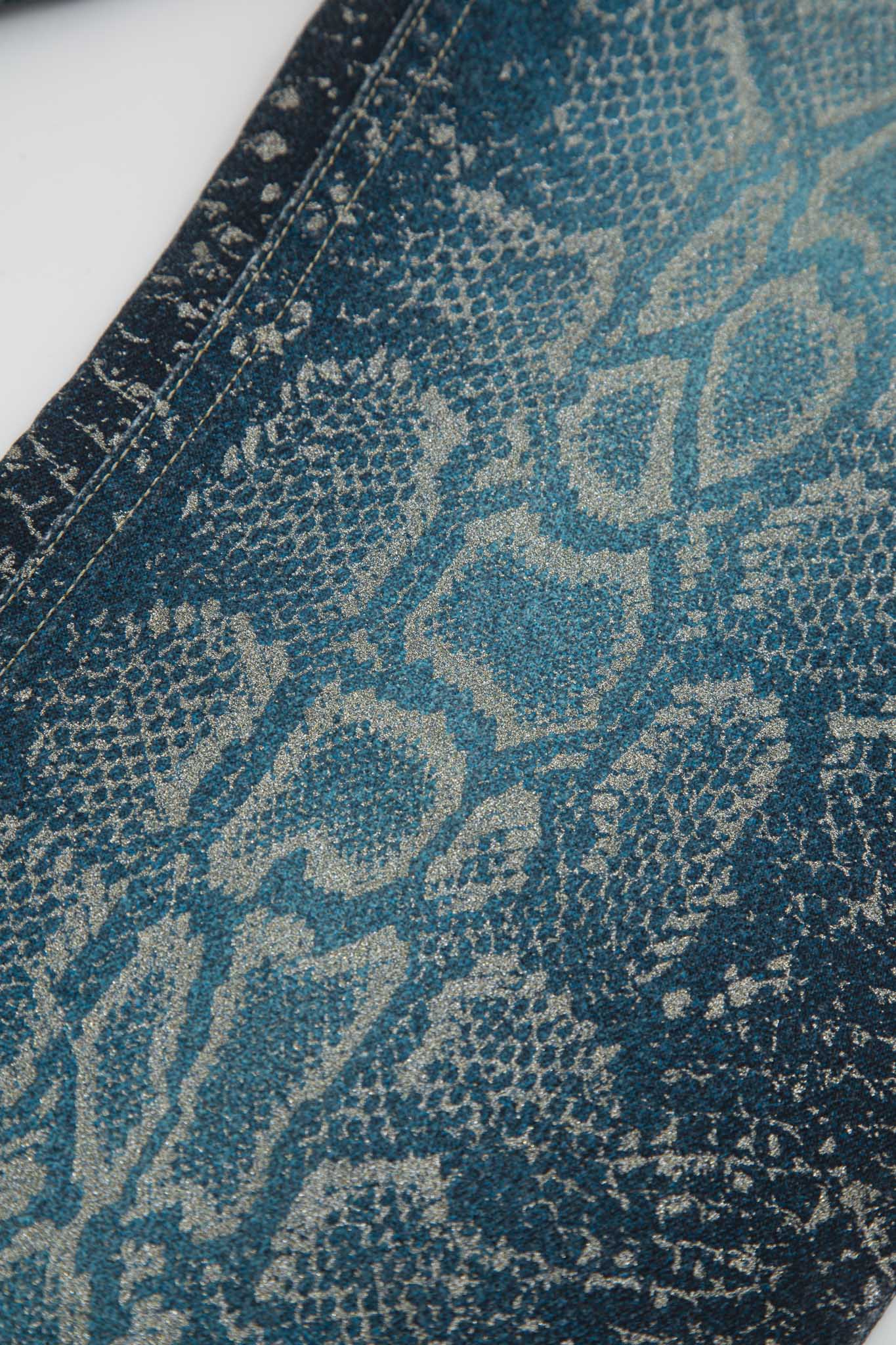Roberto Cavalli Gradient Silver Snake