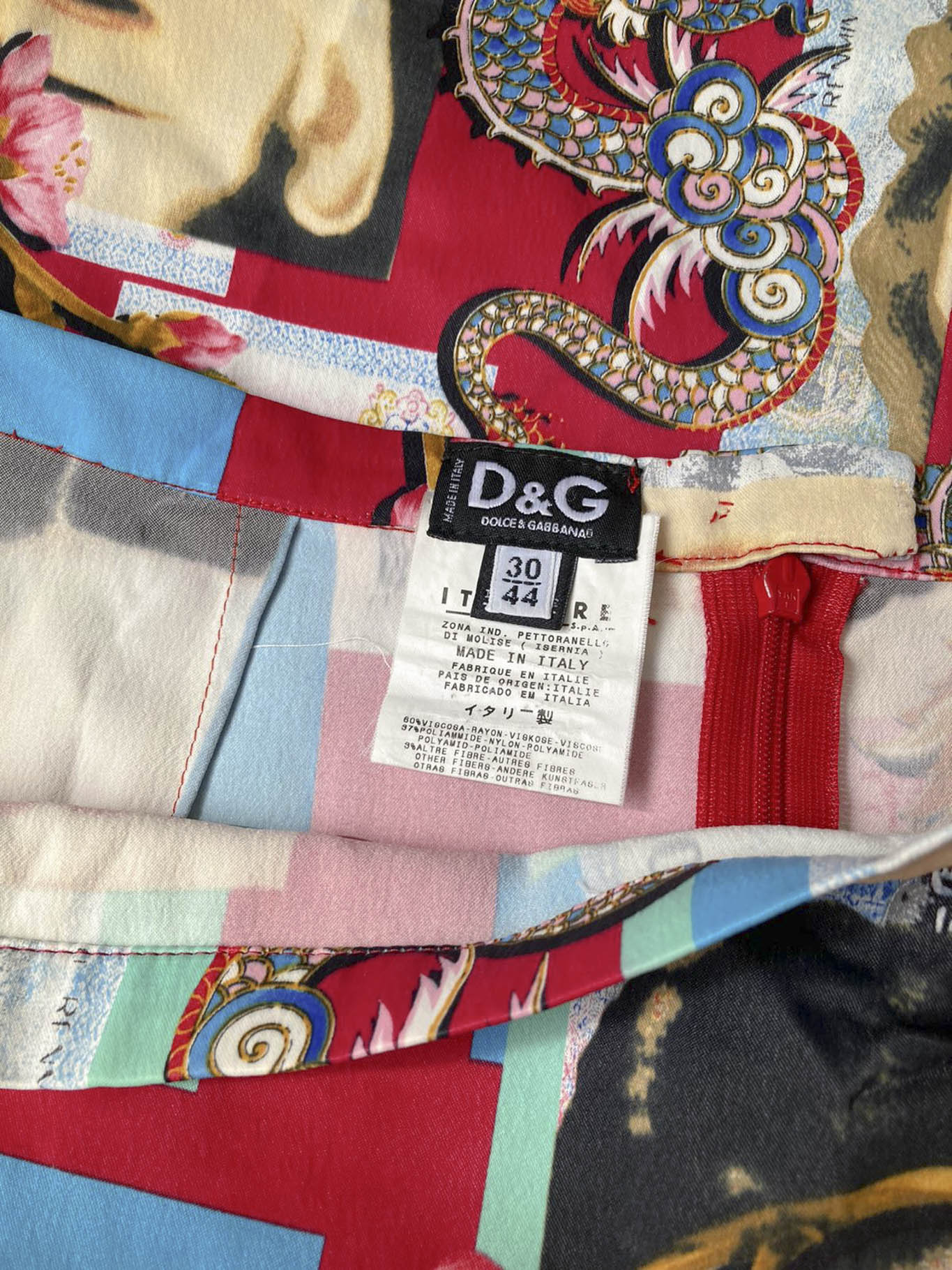 D&G Chinese Advertising Skirt