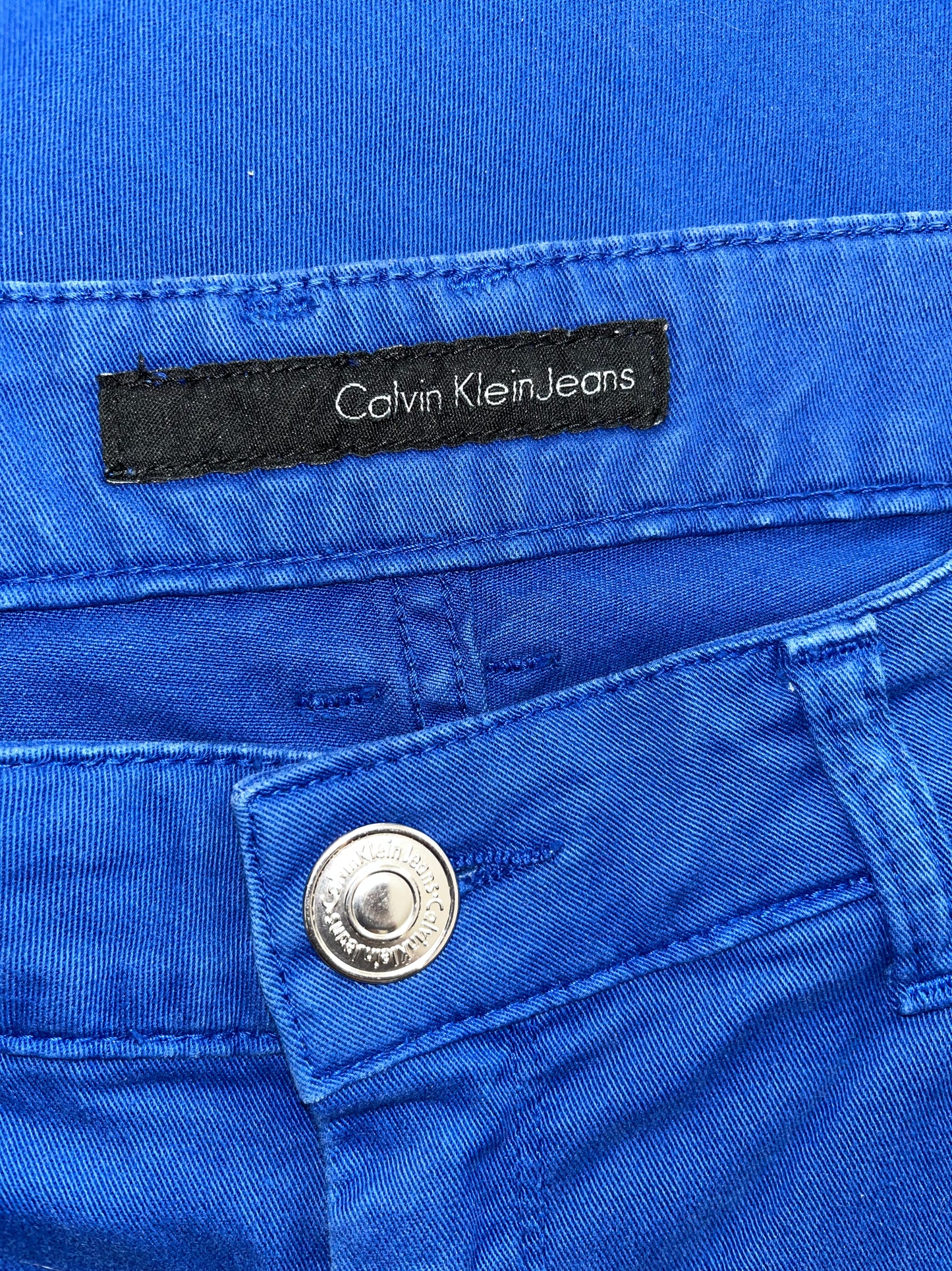 Calvin Klein Blue Flared Pants