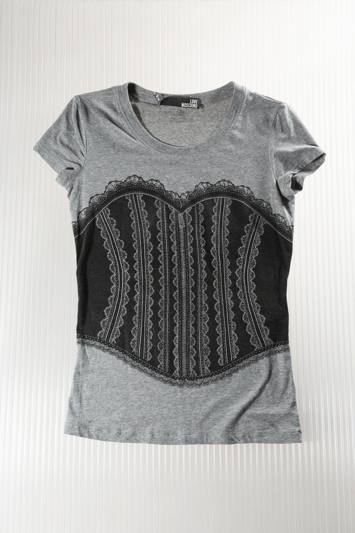 MOSCHINO TROMPE-L’ŒIL CORSET TOP