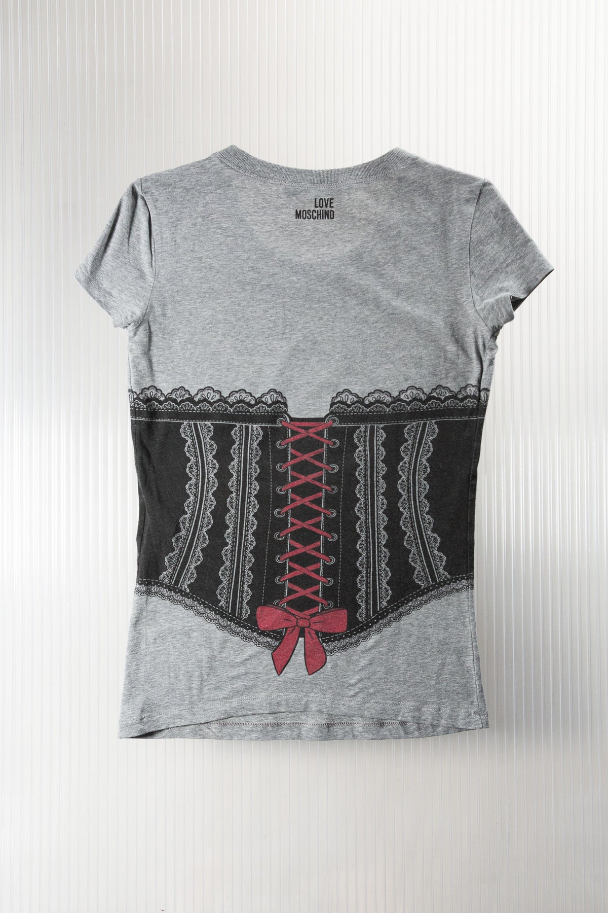 MOSCHINO TROMPE-L’ŒIL CORSET TOP