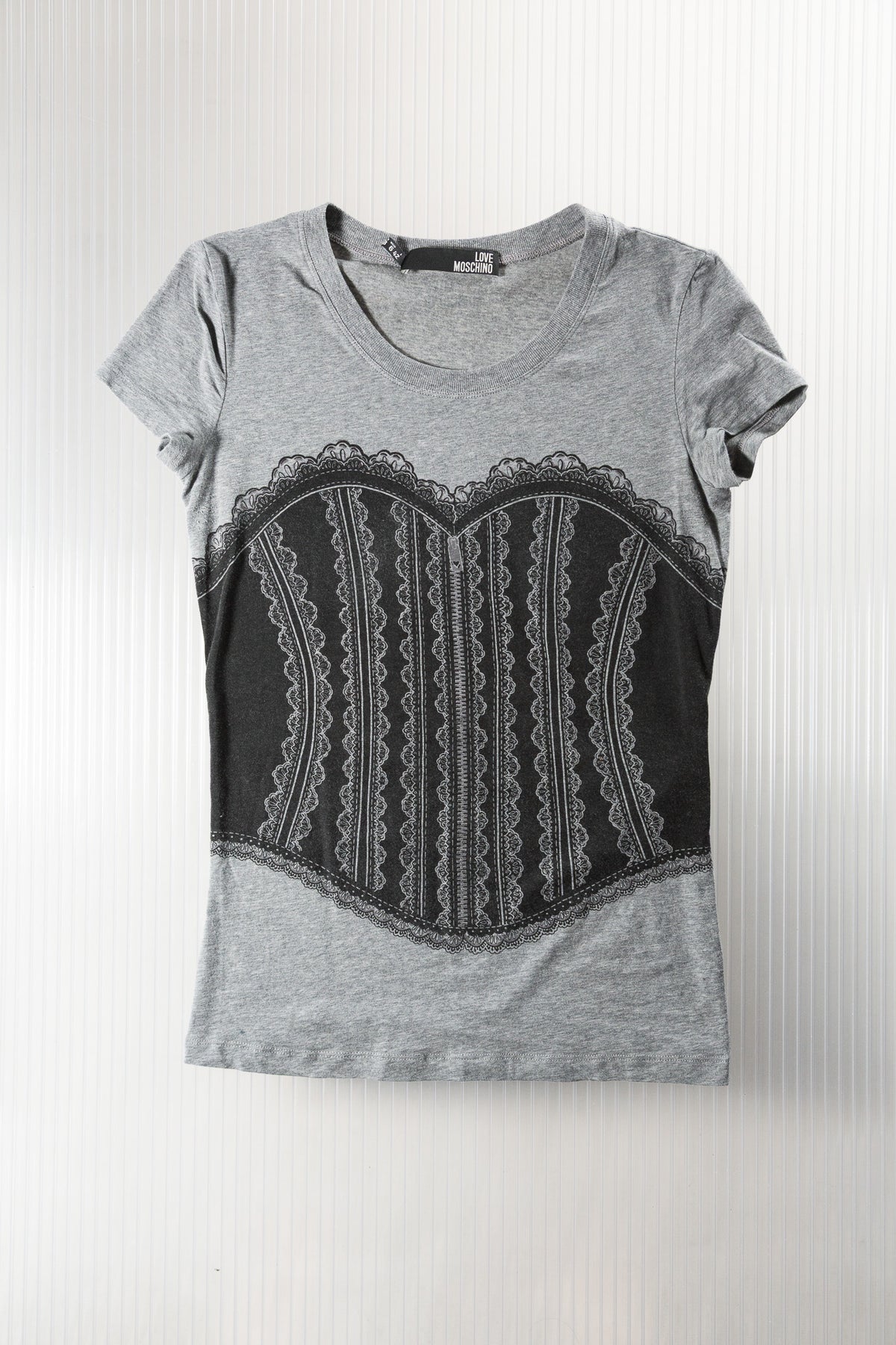 MOSCHINO TROMPE-L’ŒIL CORSET TOP