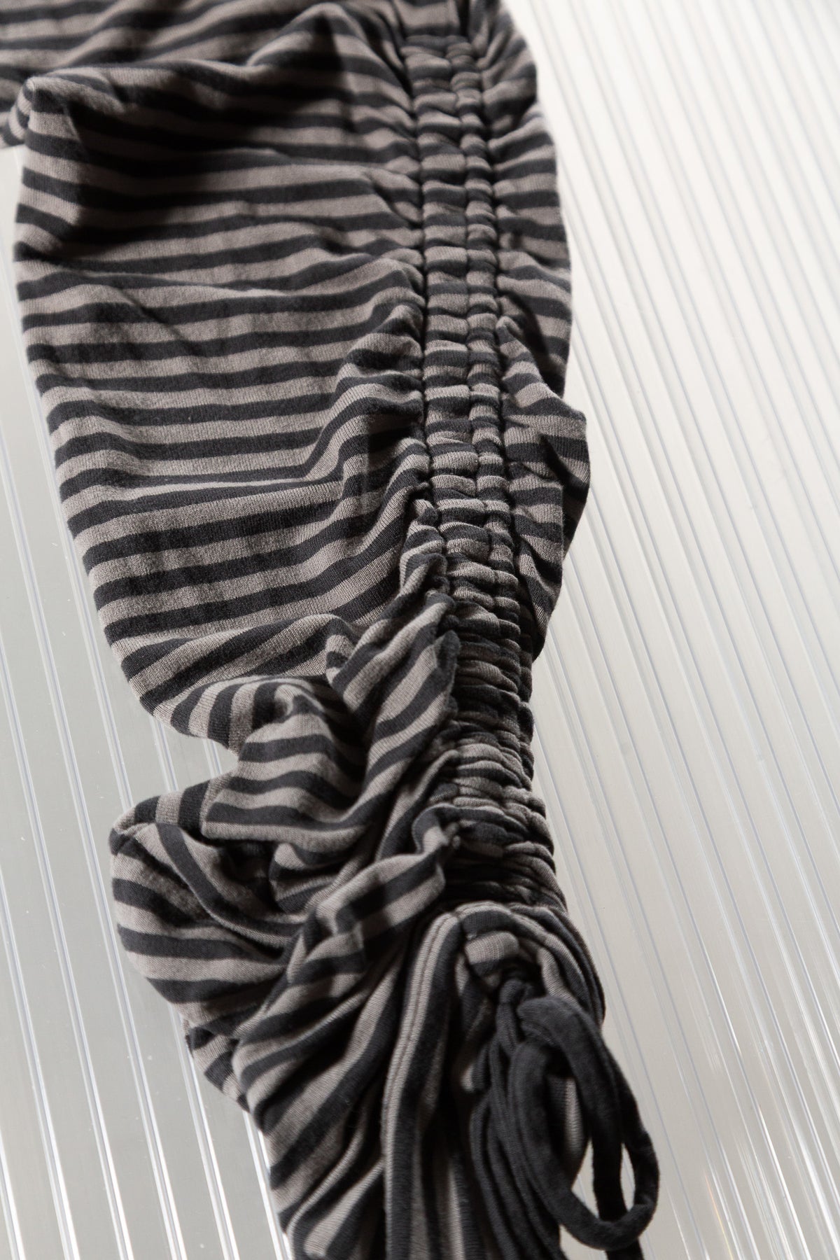 CORA KEMPERMAN STRIPED RUCHED PANTS
