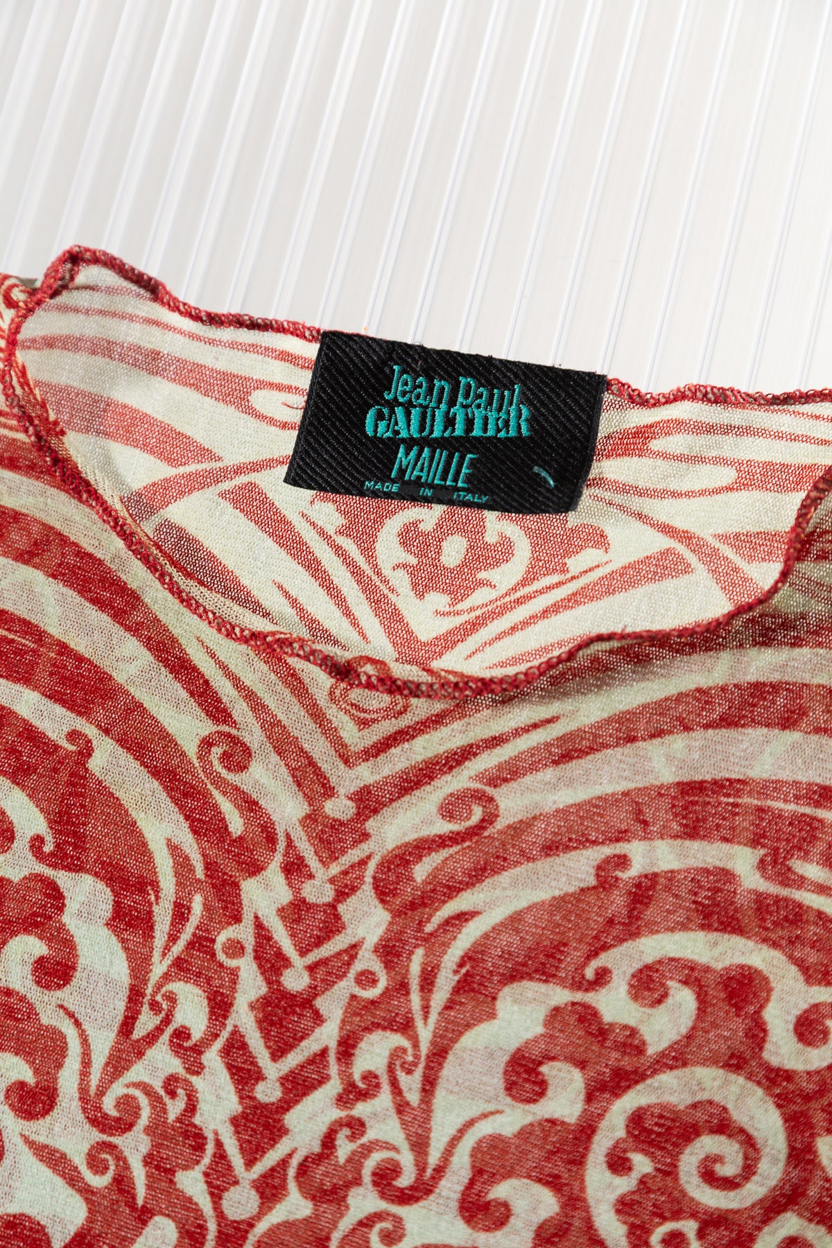 JEAN PAUL GAULTIER SS 1996 CYBER TRIBAL TOP