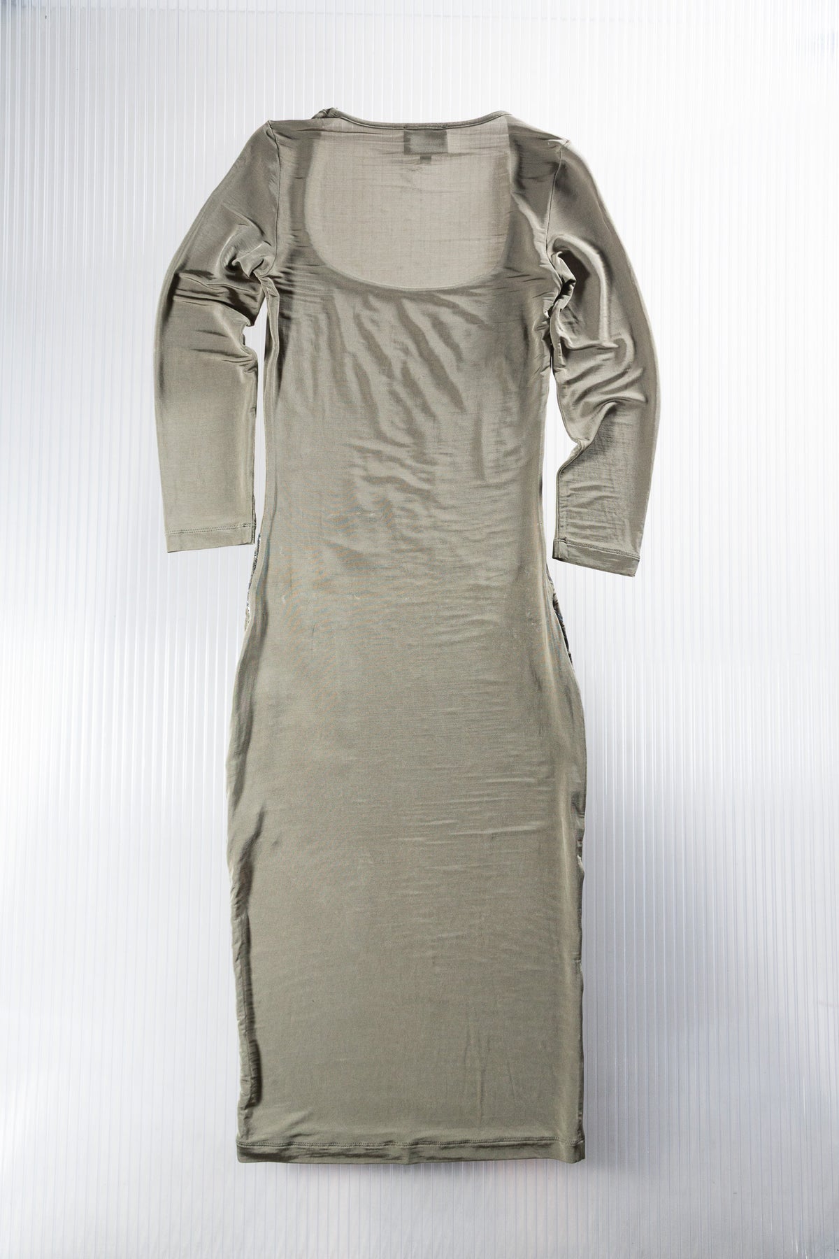 ROBERTO CAVALLI HORSE TEXTURED MIDI DRESS
