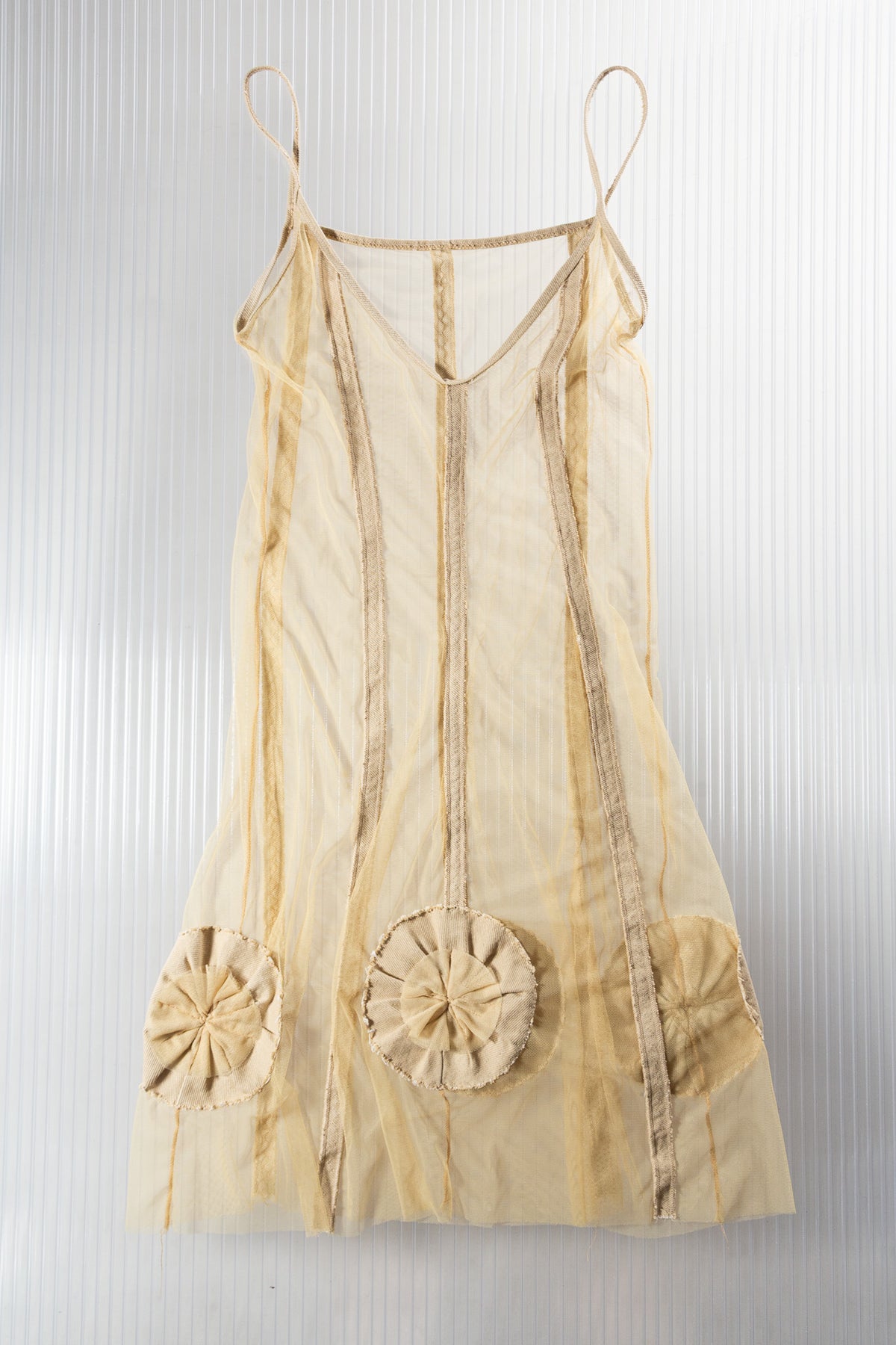 PINKO SHEER LAYERED SLIP DRESS