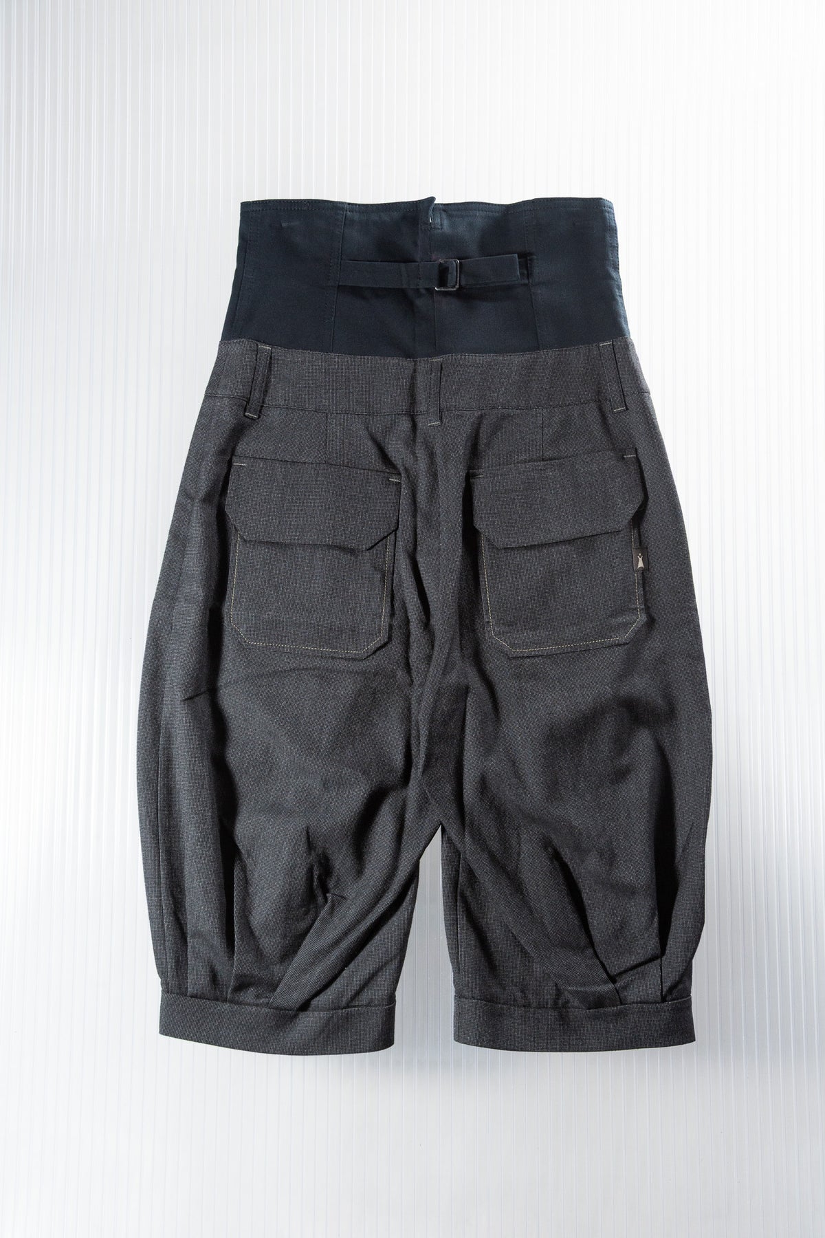 COP COPINE GREY OVERSIZED BELTED CAPRI