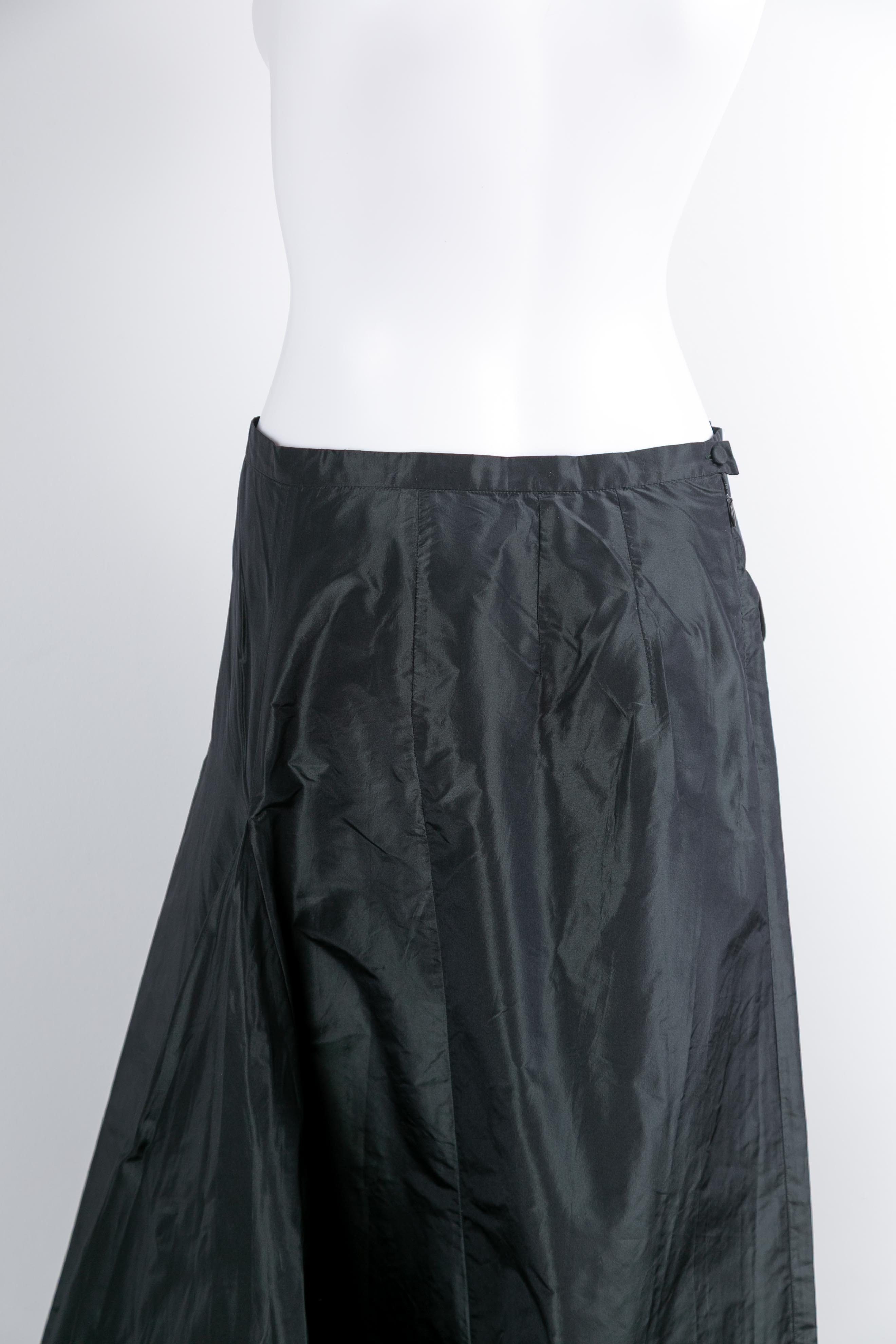 IRIDESCENT SILK SKIRT