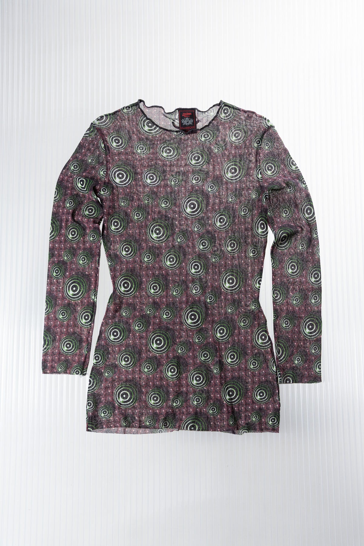 JEAN PAUL GAULTIER FW 1996 PSYCHEDELIC PRINT TOP