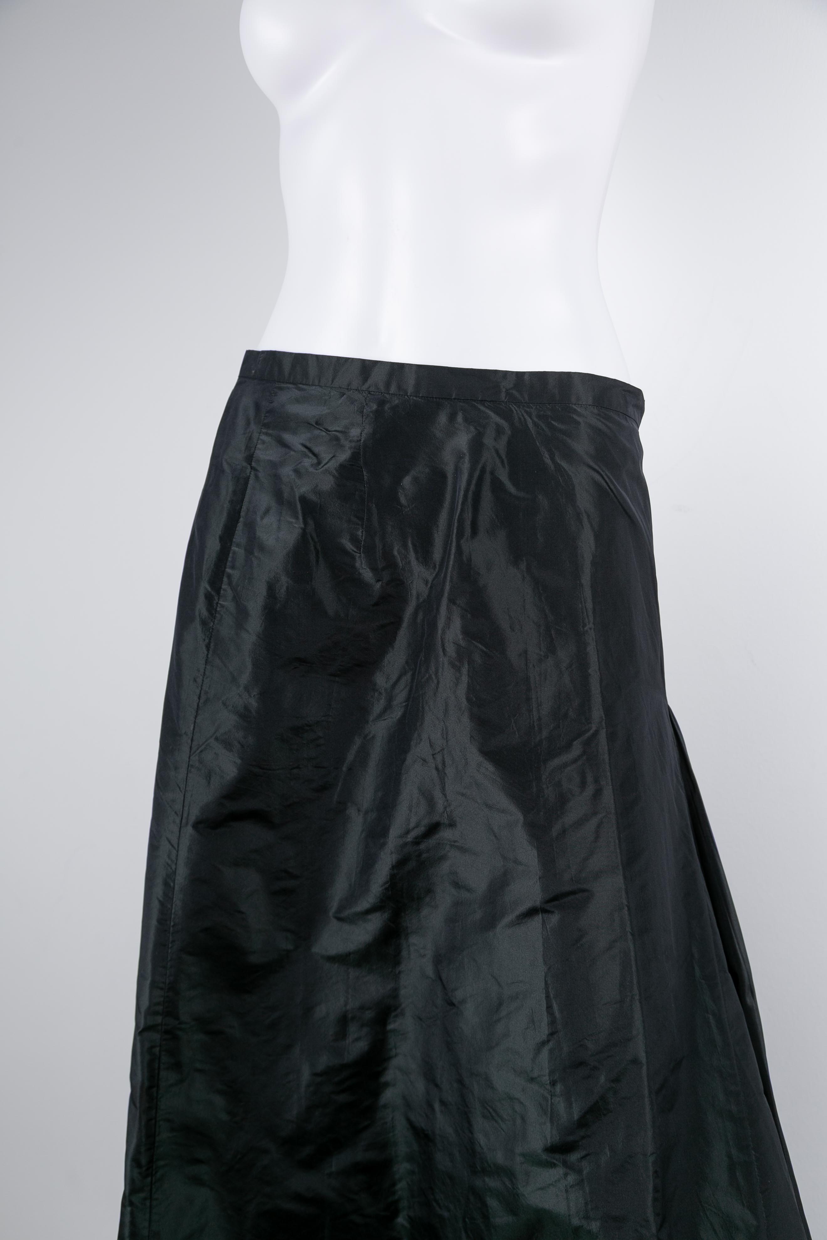 IRIDESCENT SILK SKIRT