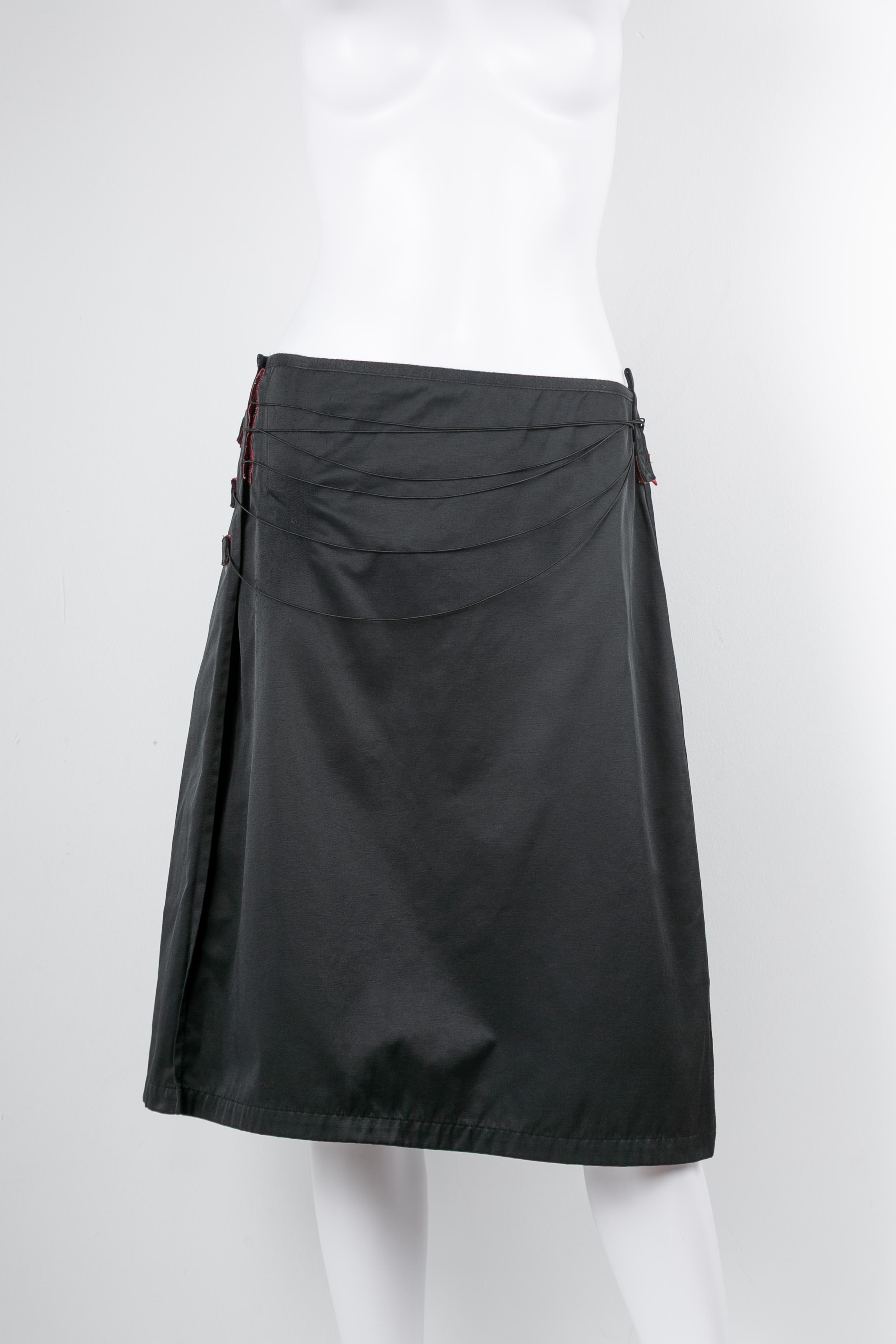 1,2,3 LACED MIDI SKIRT