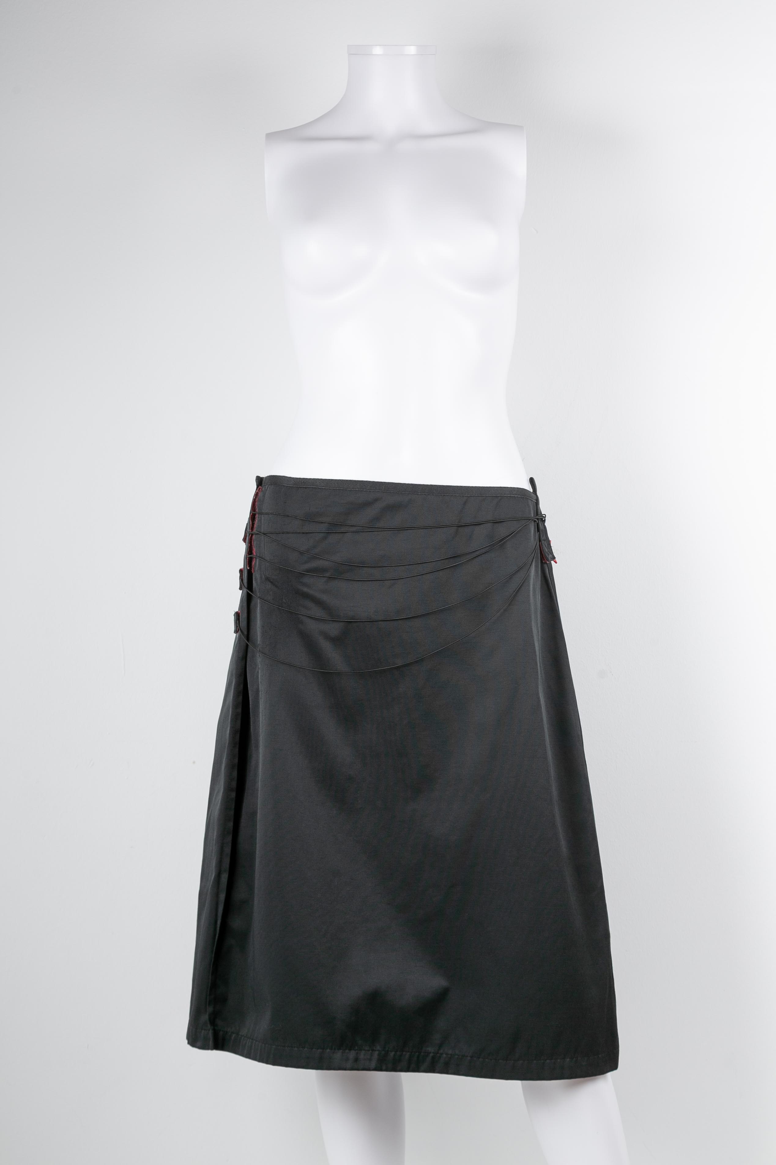 1,2,3 LACED MIDI SKIRT