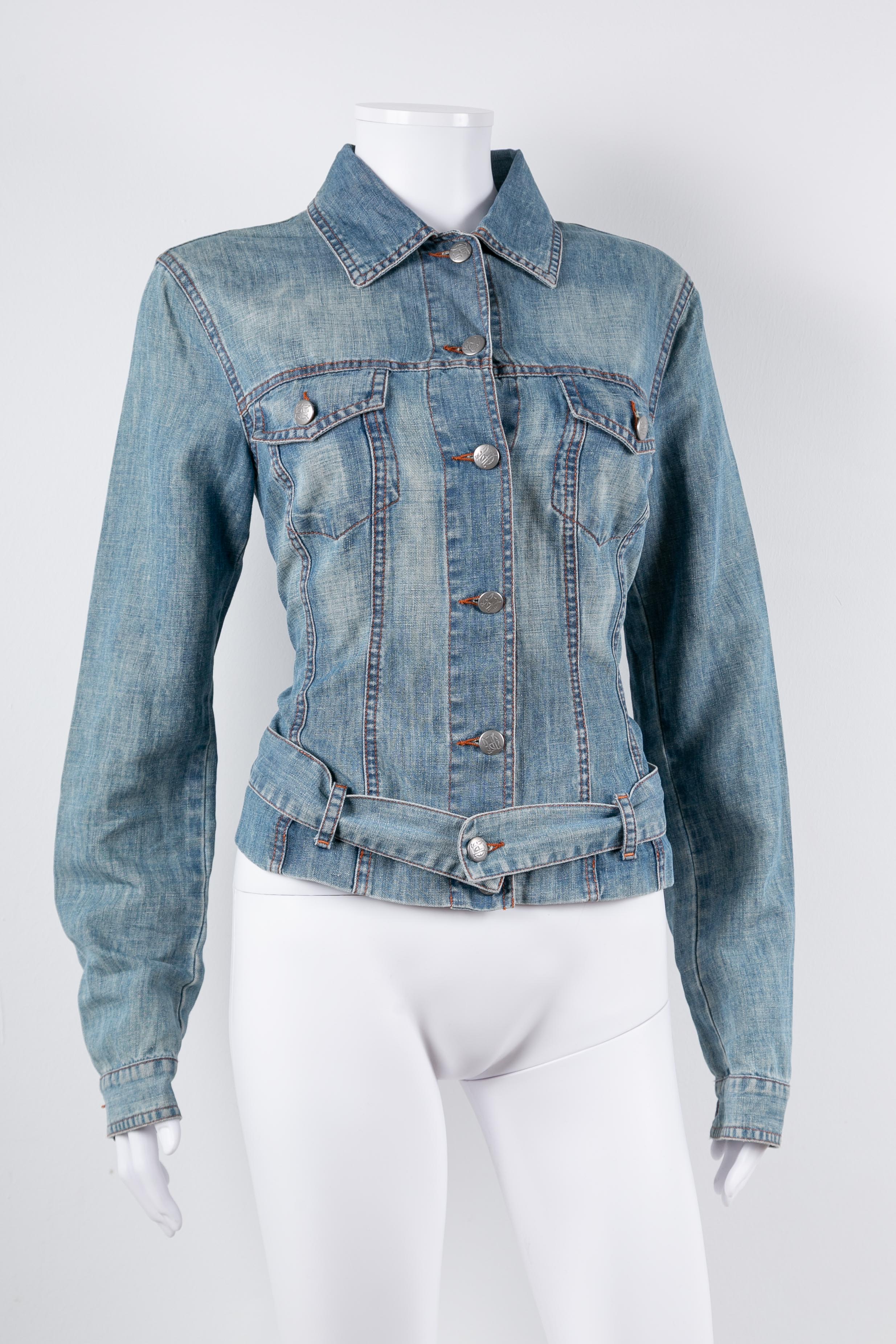 DENIM CROPPED JACKET