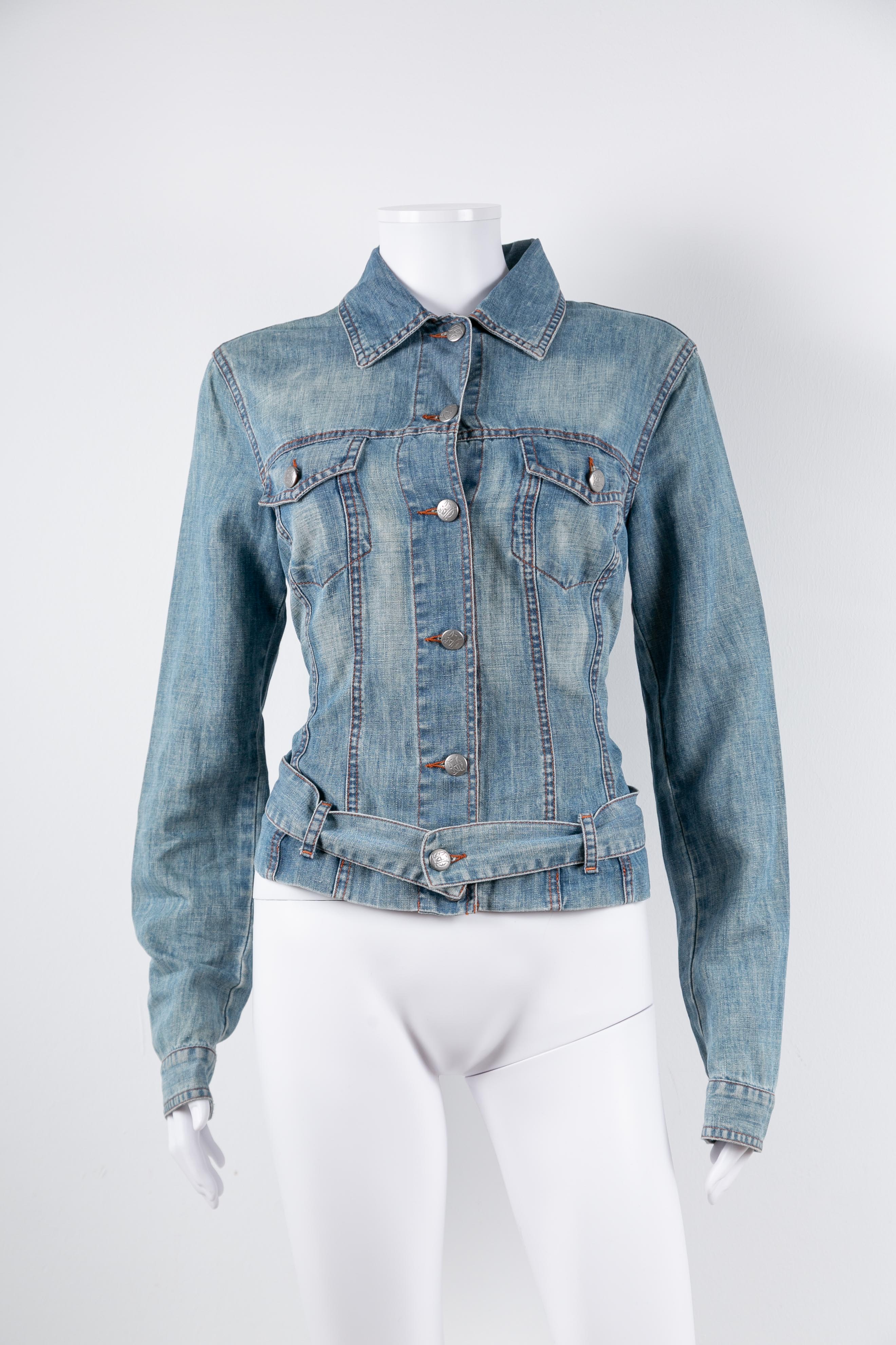 DENIM CROPPED JACKET