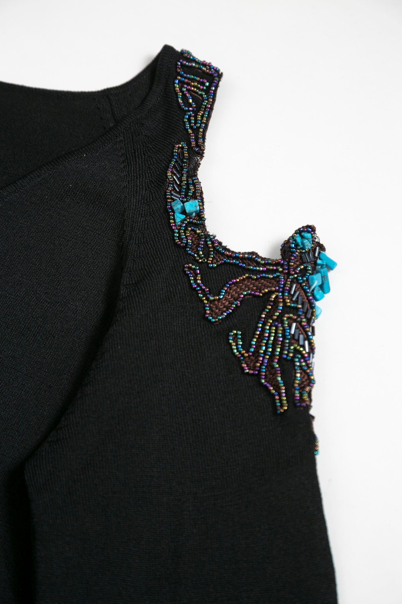 Roberto Cavalli Beaded Cut-out top