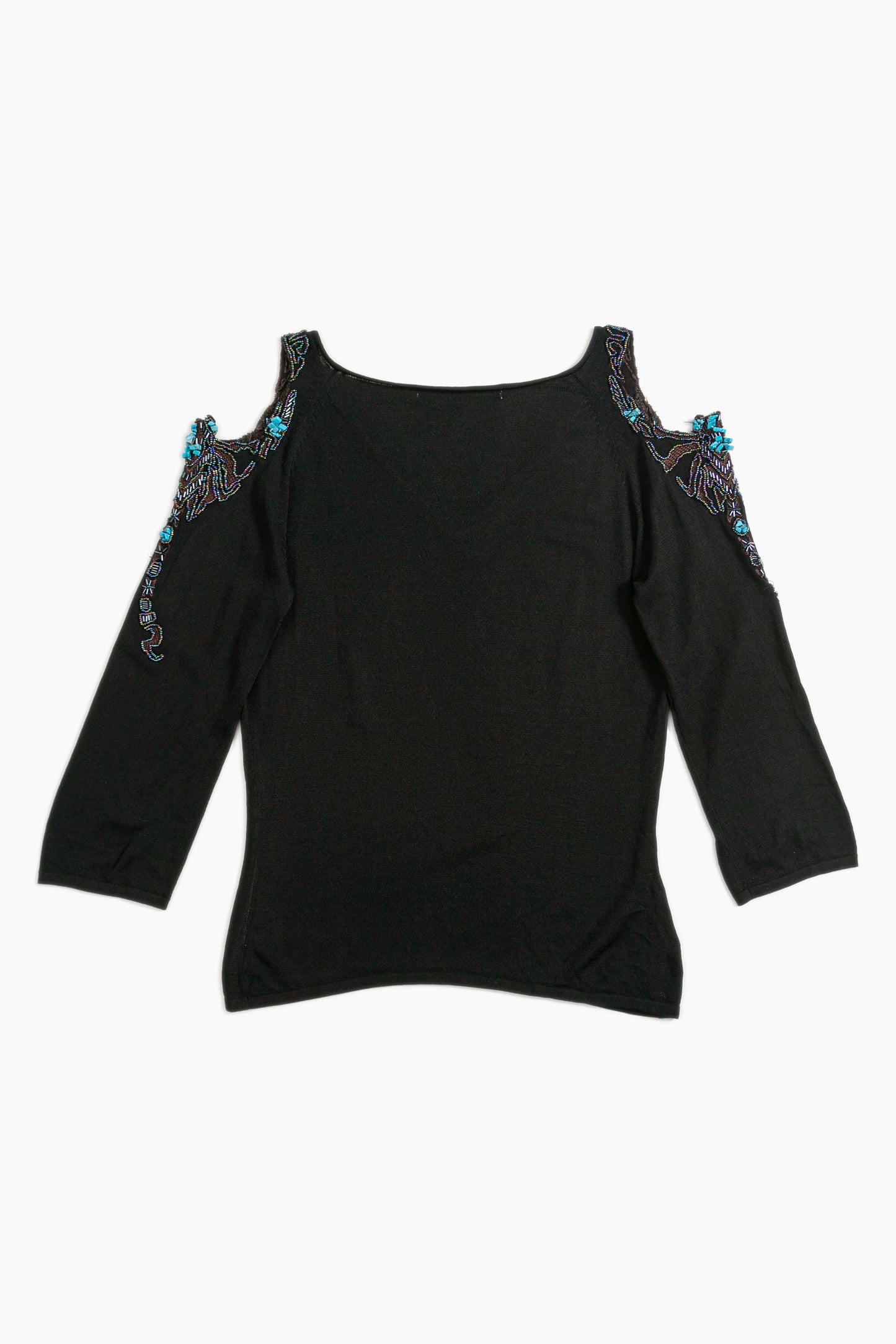 Roberto Cavalli Beaded Cut-out top