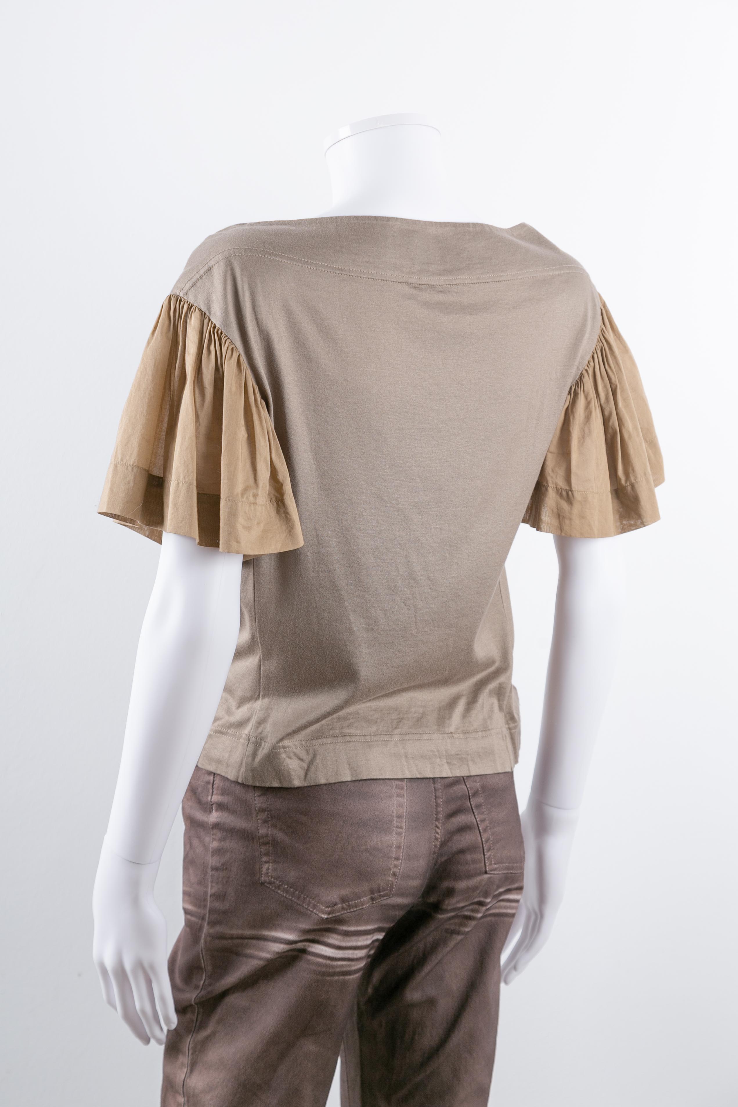 DRAPED NECKLINE TOP